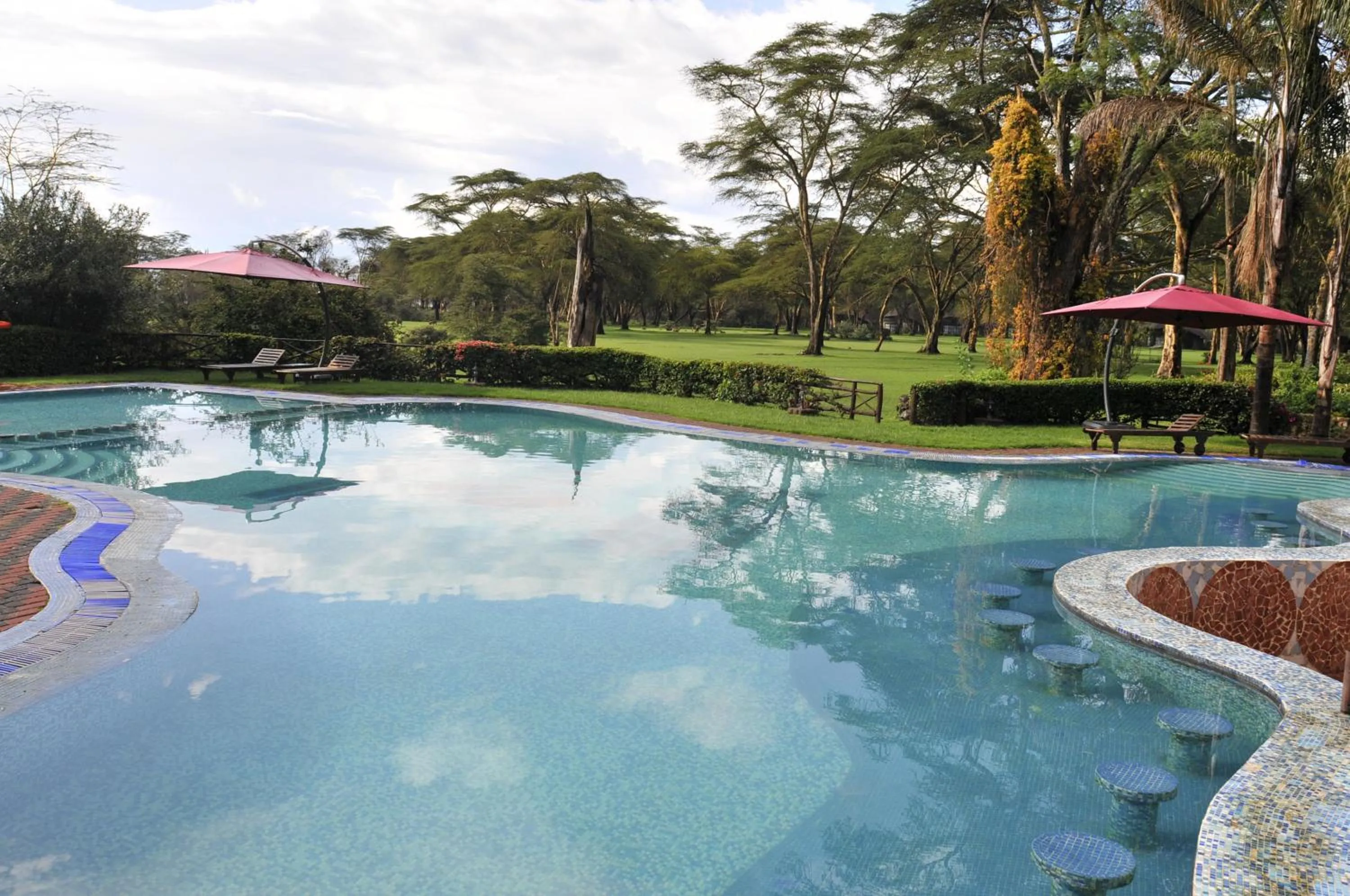 Swimming pool in Lake Naivasha Sopa Resort