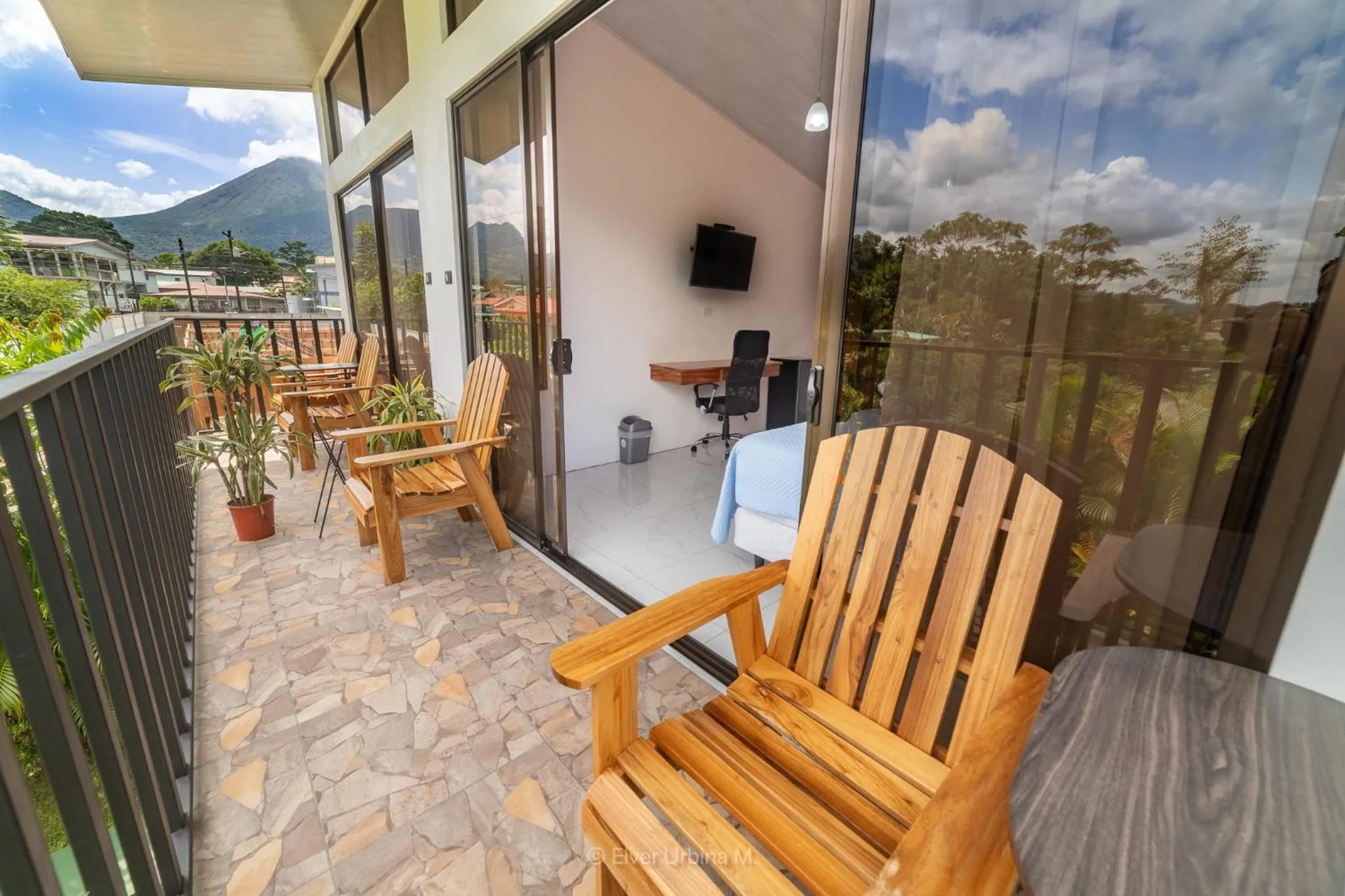 Balcony/Terrace in Hotel Secreto La Fortuna