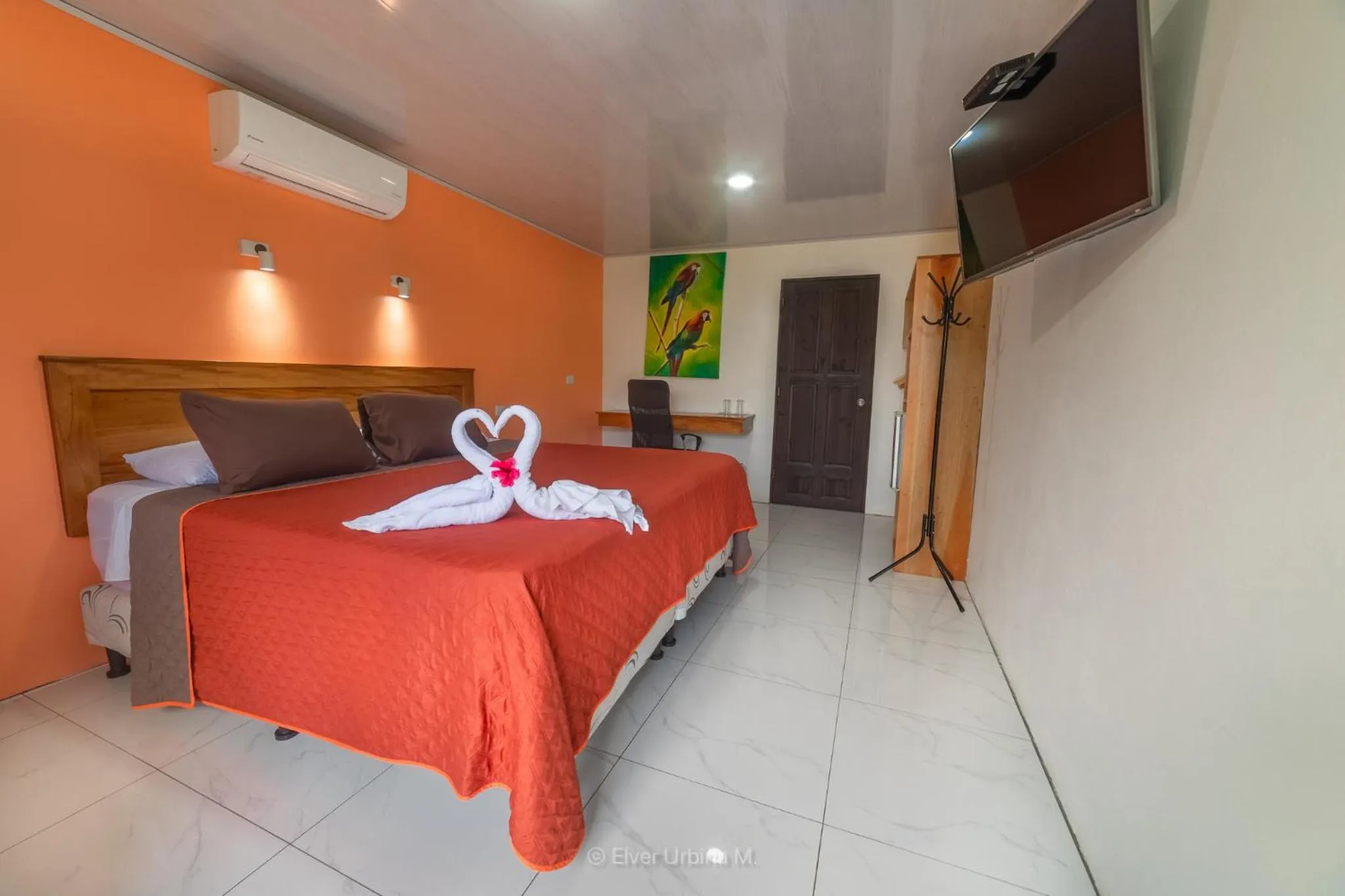 Bed in Hotel Secreto La Fortuna