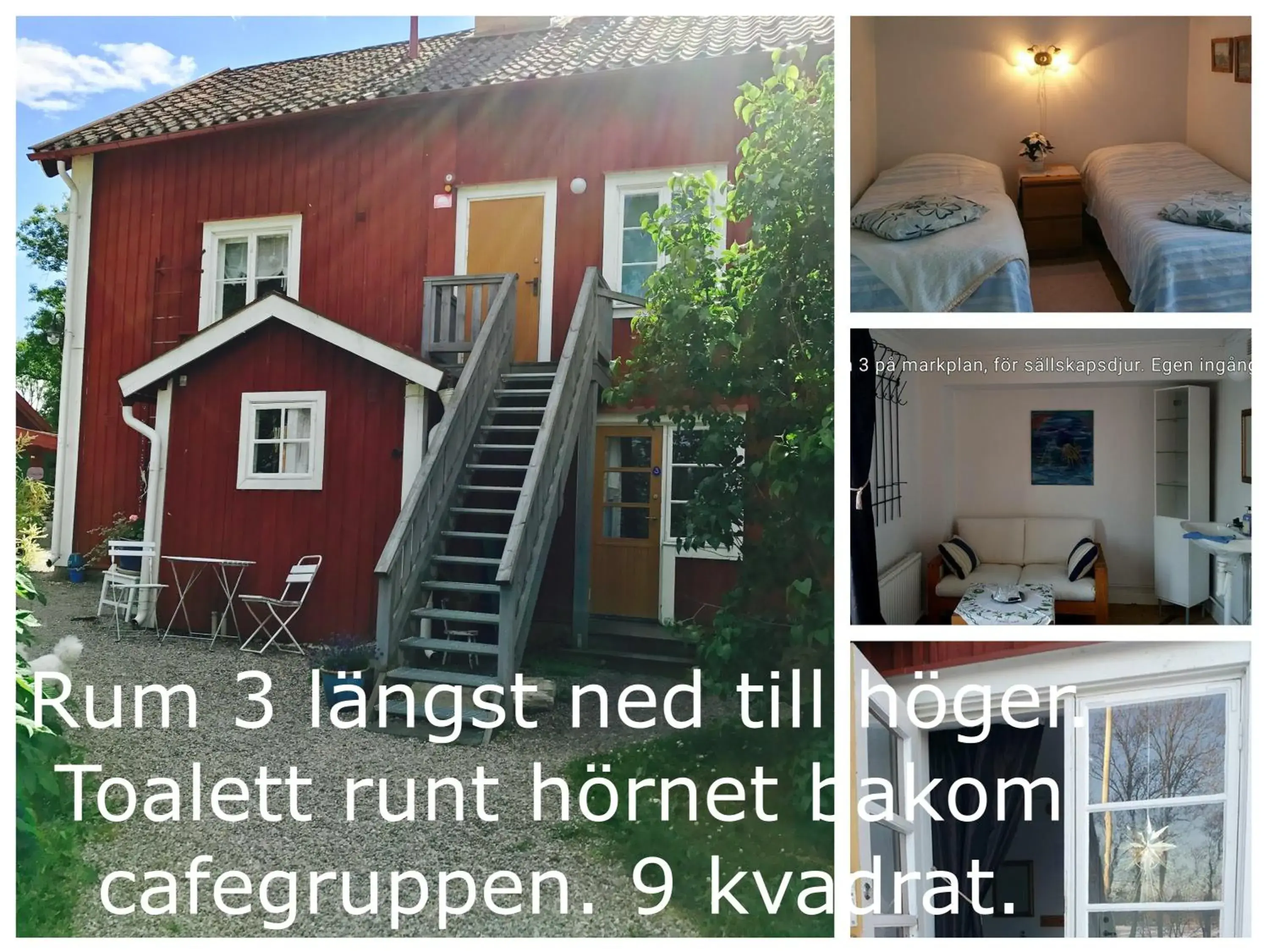 Twin Room with Shared Toilet - single occupancy in Stora Djulö Vandrarhem Twin Room with Shared Toilet - single occupancy in Stora Djulö Vandrarhem