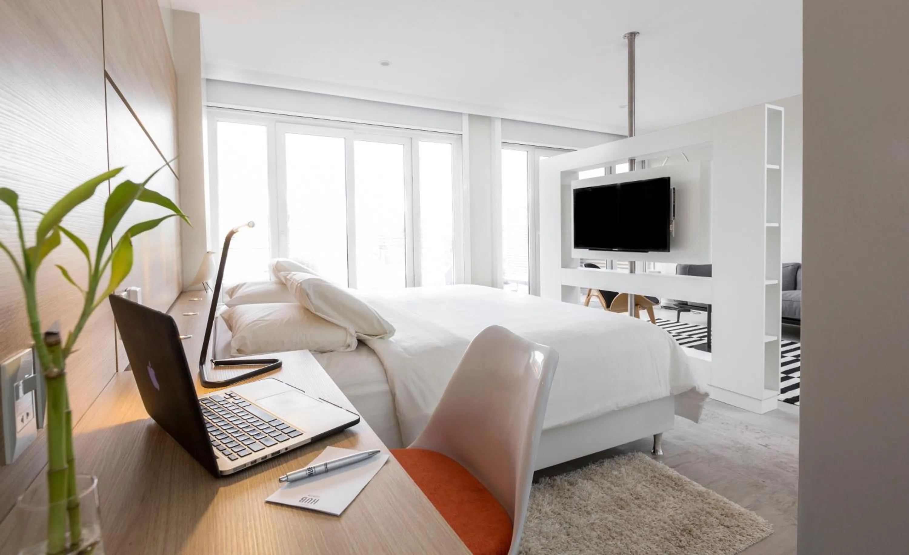 Bed in Hub Hotel Asuncion