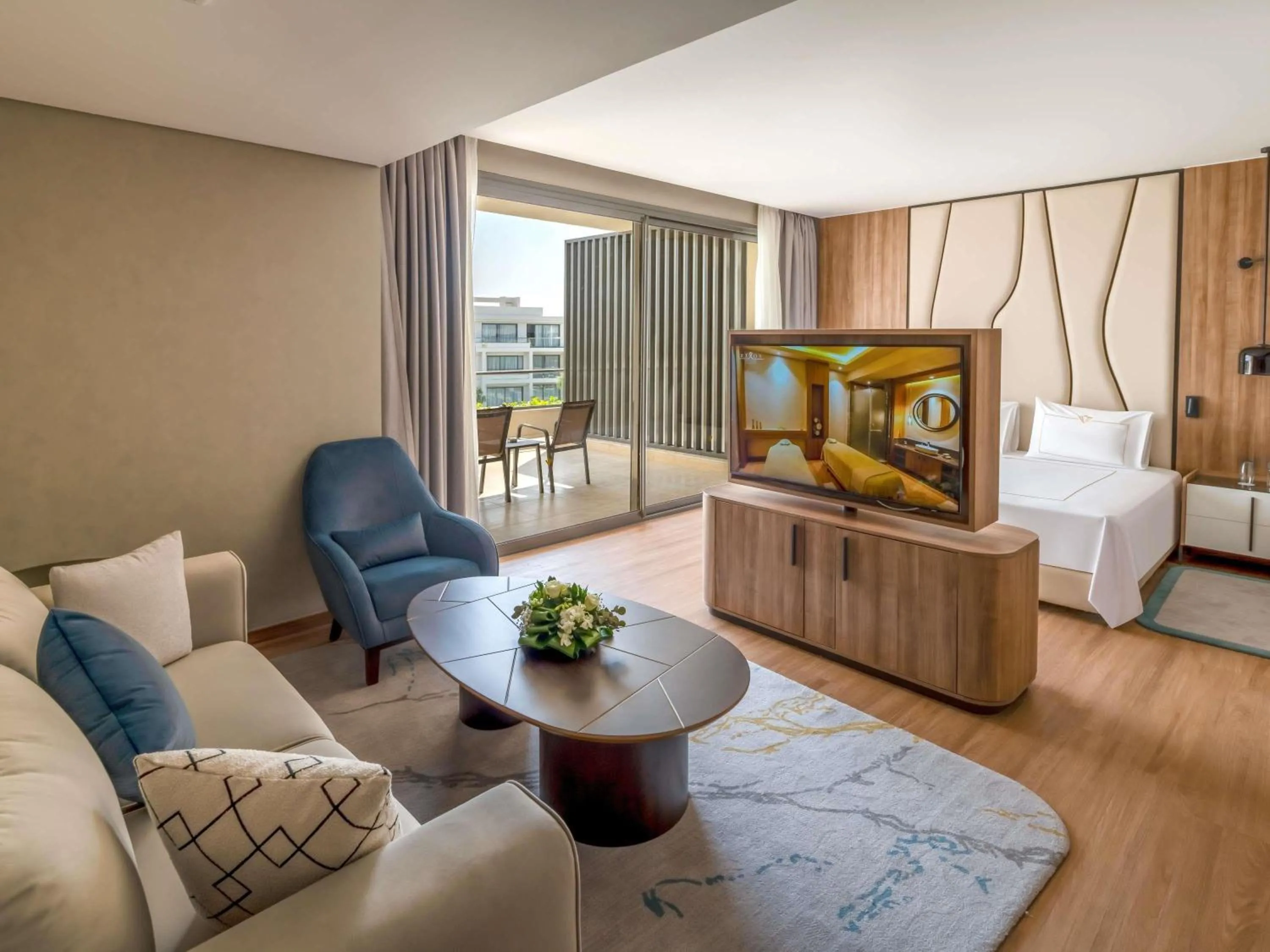 Bedroom in Rixos Premium Magawish Bay View
