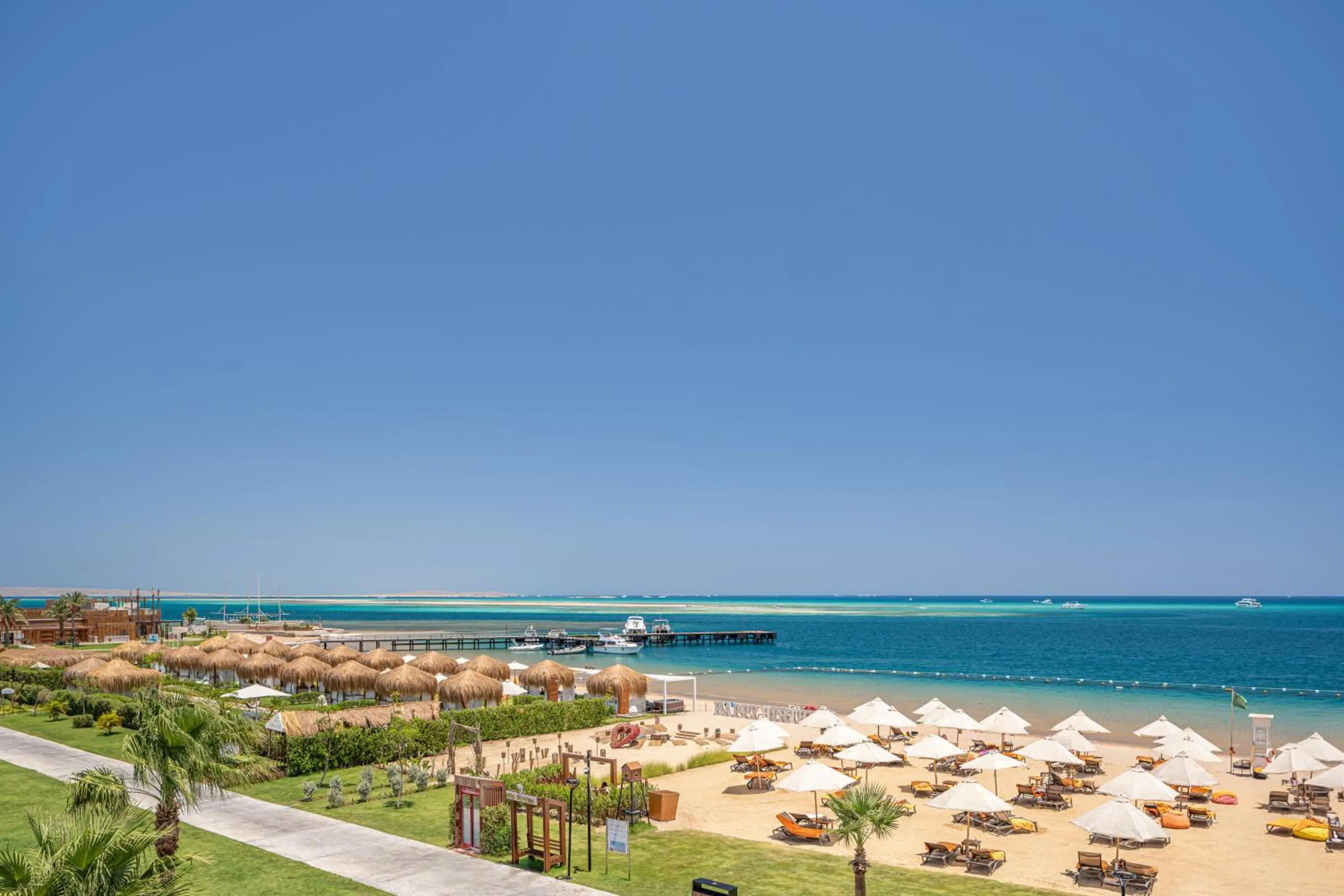 Beach in Rixos Premium Magawish Bay View