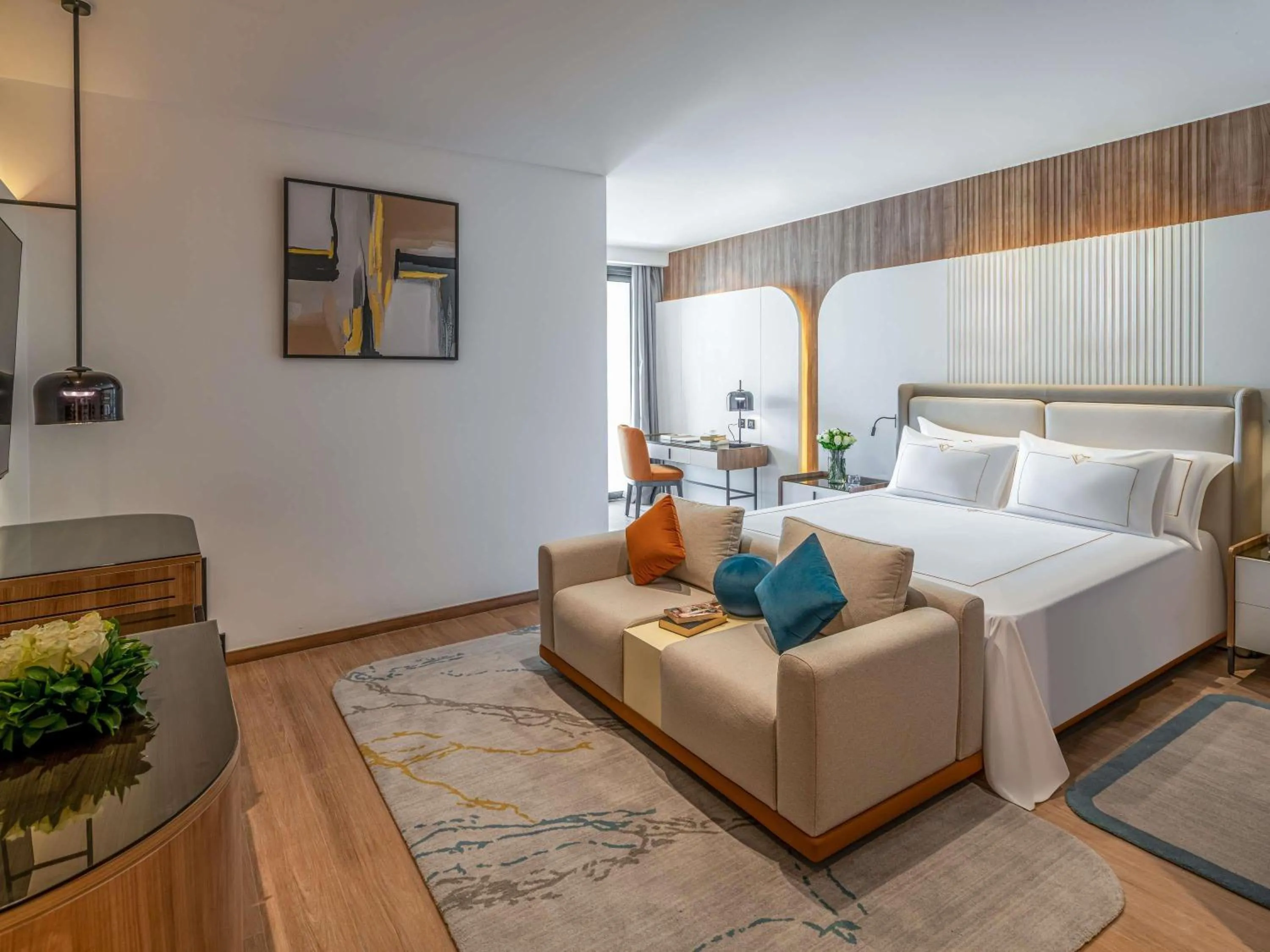 Bedroom, Bed in Rixos Premium Magawish Bay View