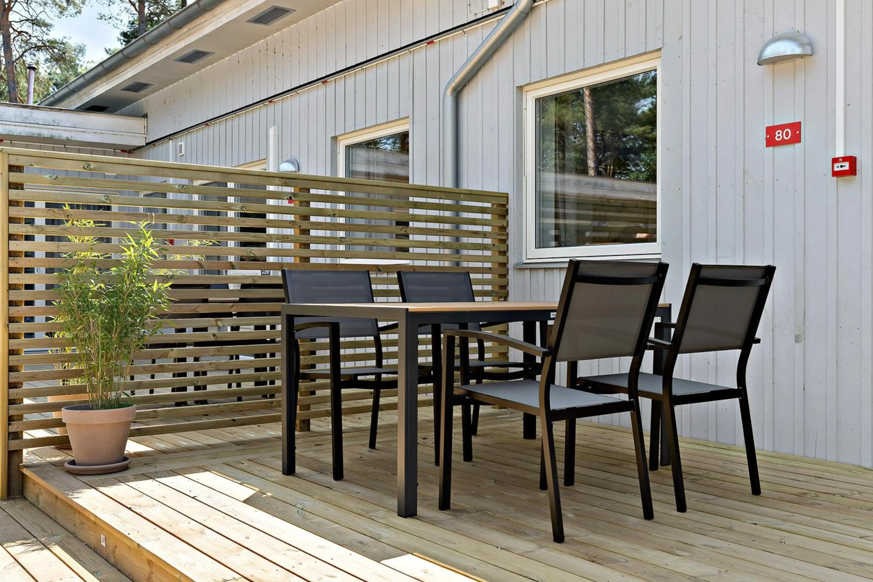 Balcony/Terrace in First Camp Åhus-Kristianstad