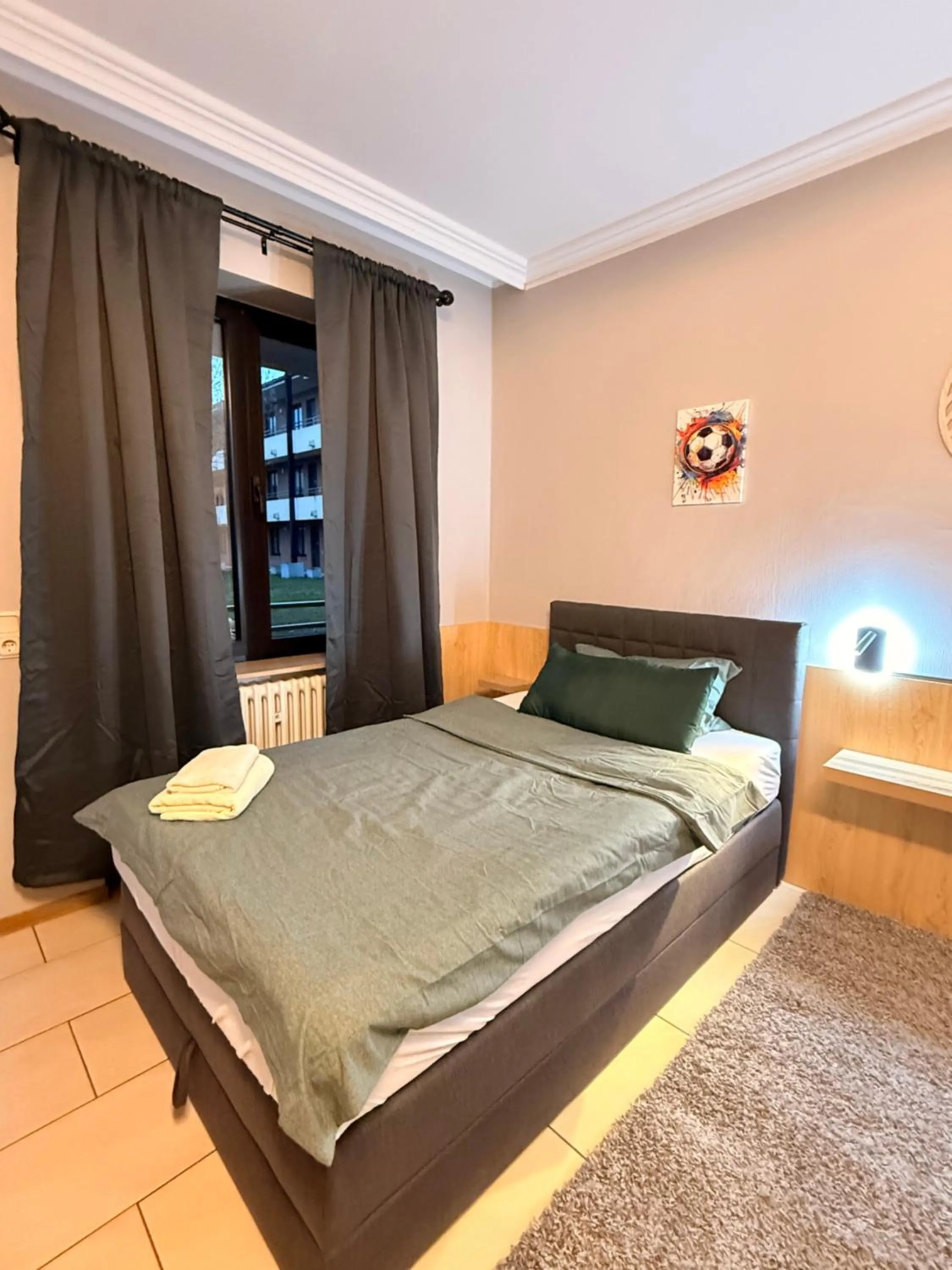 Photo of the whole room, Bed in Sportschule Bitburg - Sportpark-Hotel