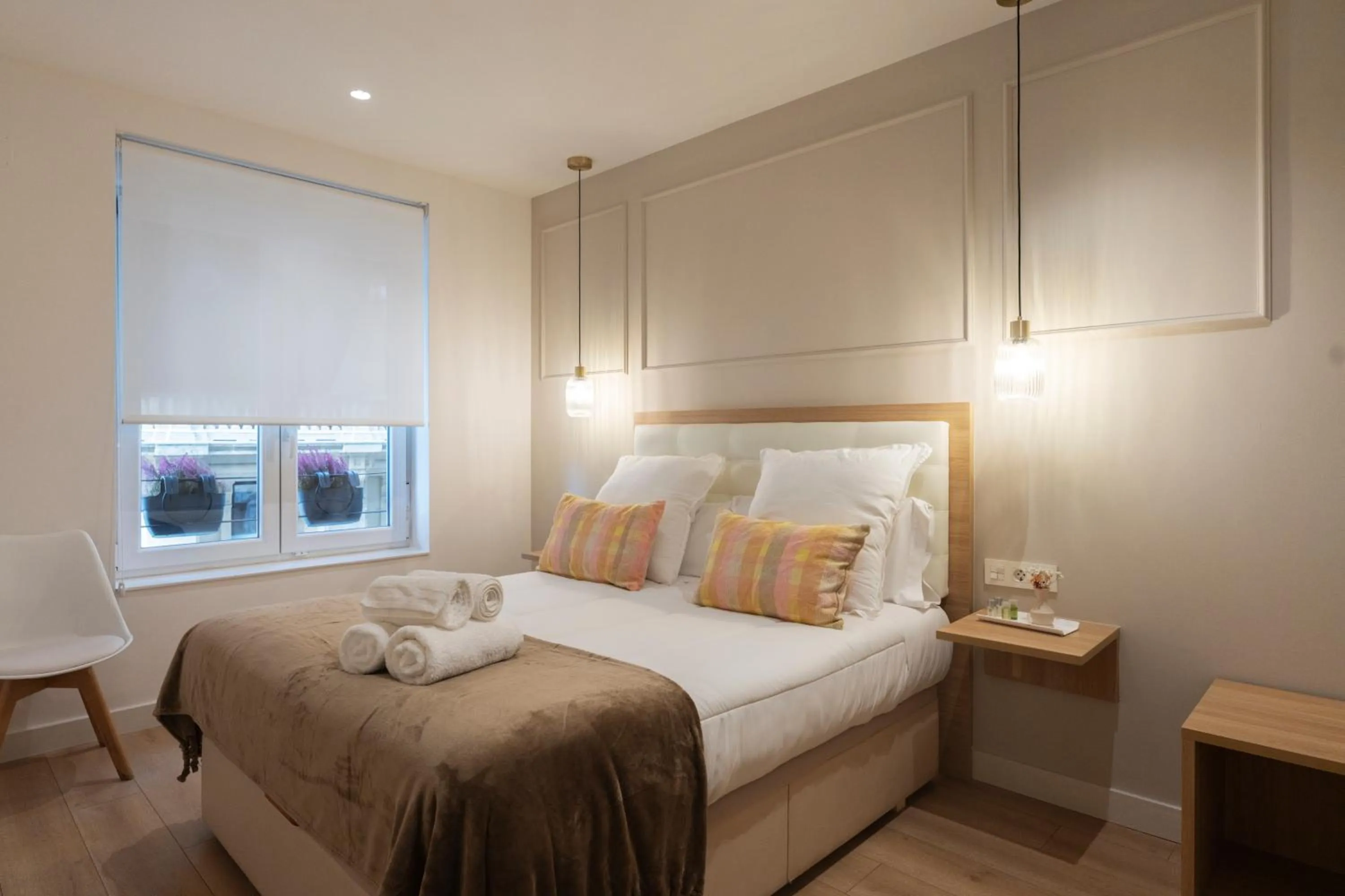 Decorative detail, Bed in Pension Del Mar