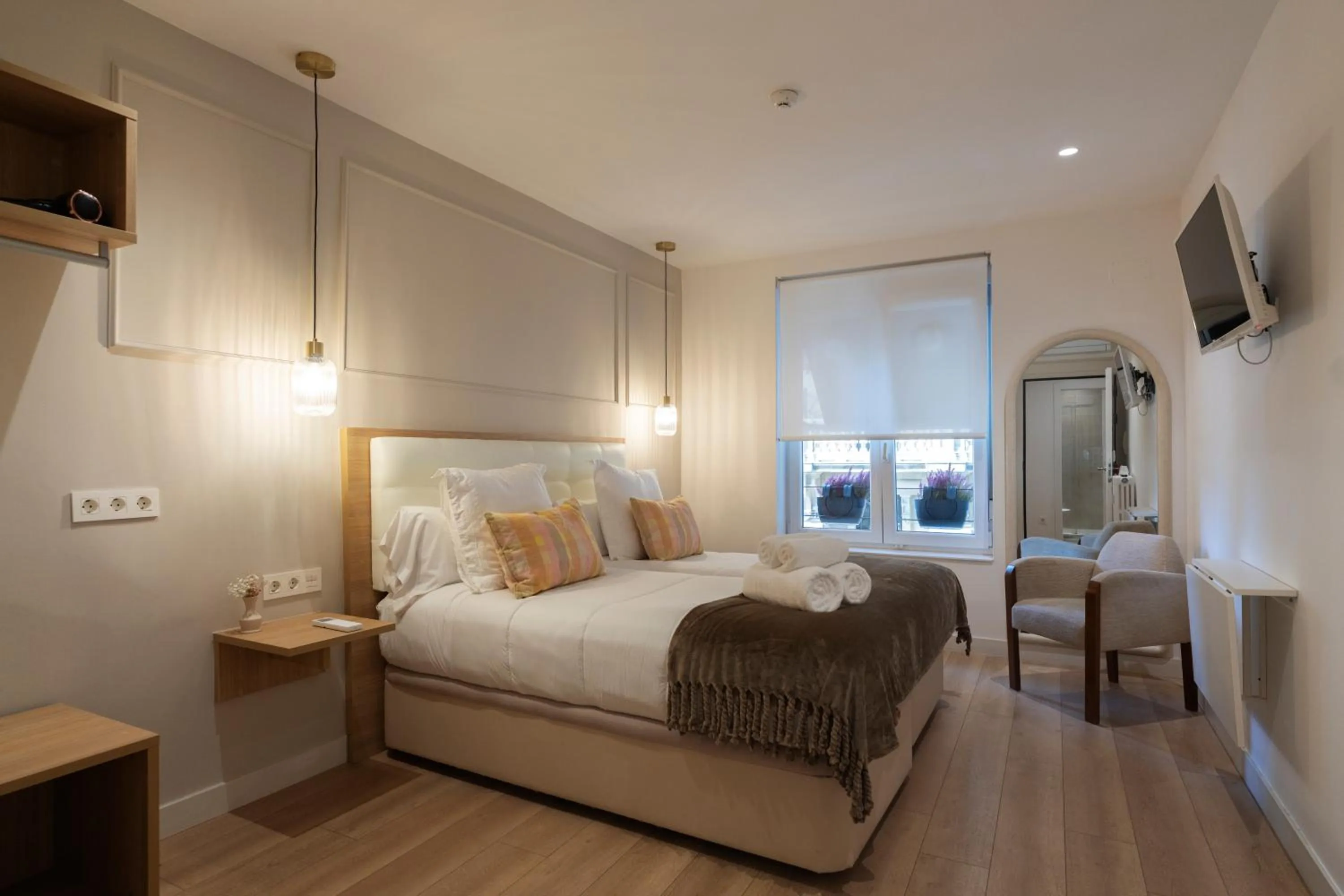 Decorative detail, Bed in Pension Del Mar