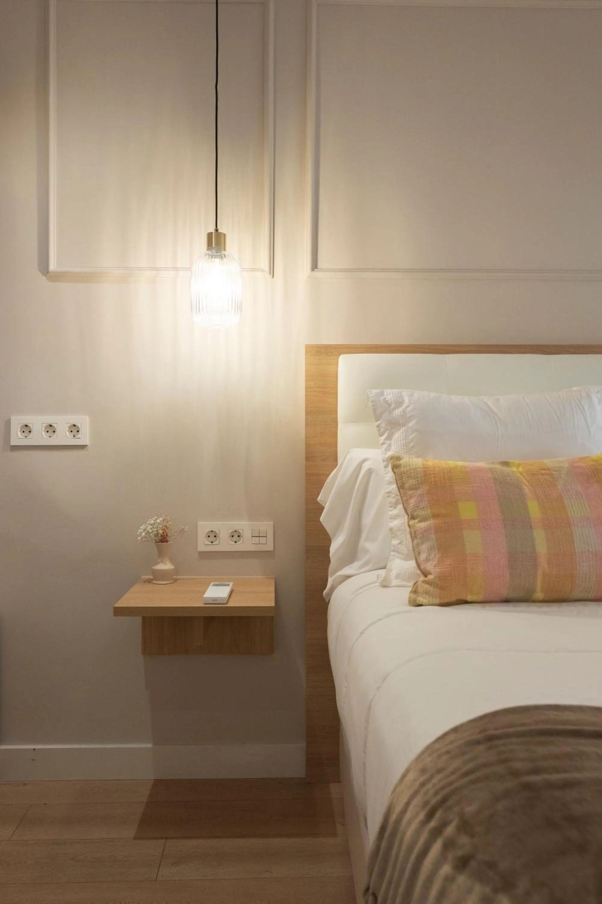 Decorative detail, Bed in Pension Del Mar