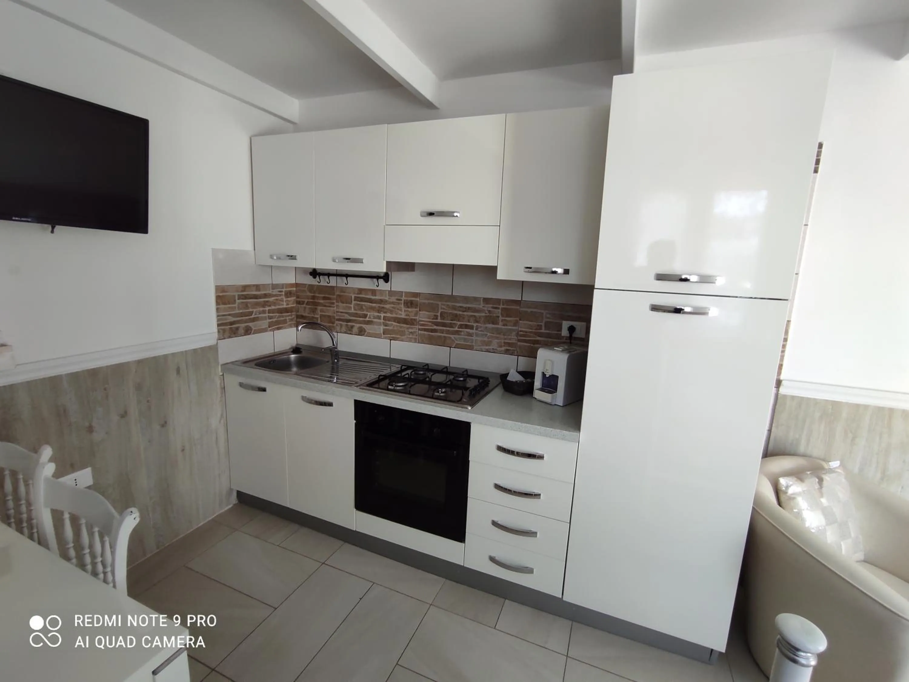 Kitchen or kitchenette in Re Sole Resort&Spa