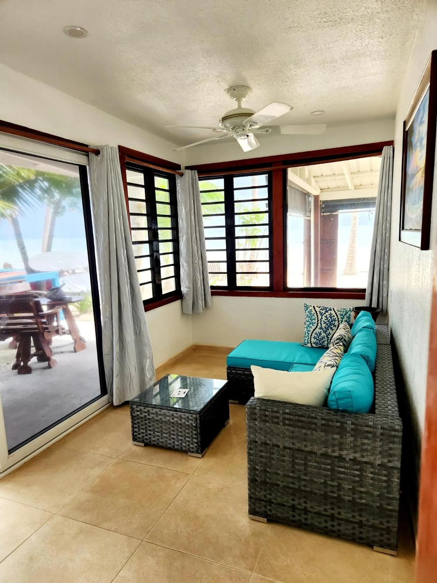 Seating area in Maya Beach Hotel