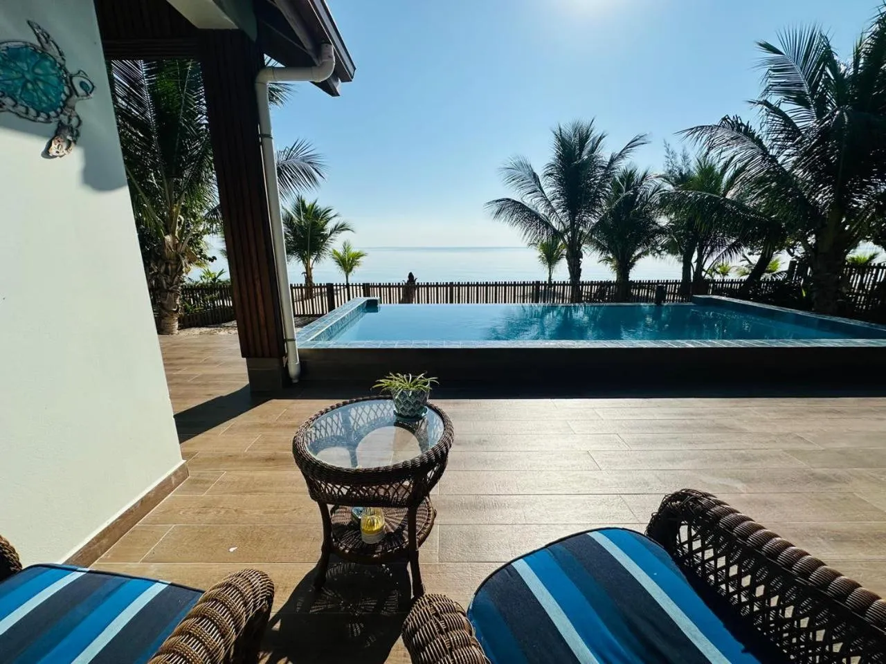 Pool view in Maya Beach Hotel