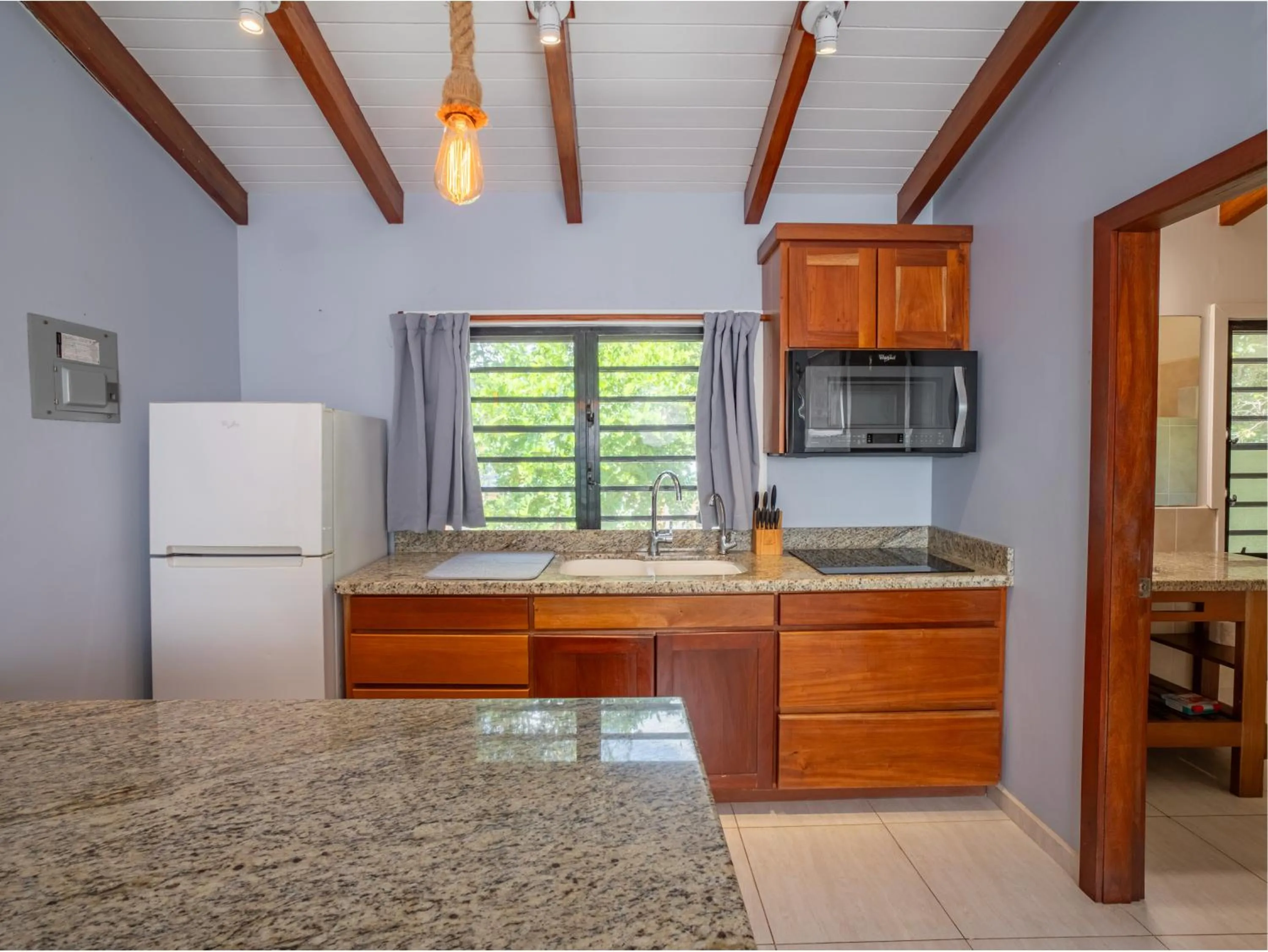 Kitchen or kitchenette in Maya Beach Hotel
