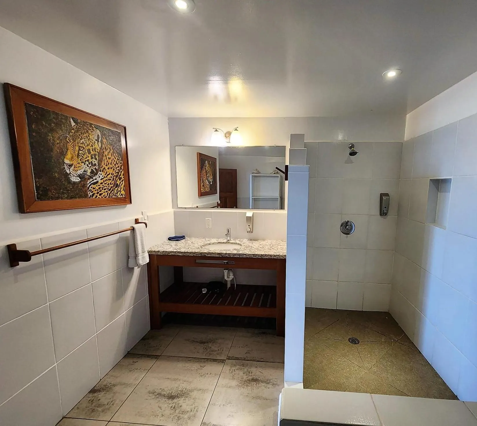 Shower in Maya Beach Hotel