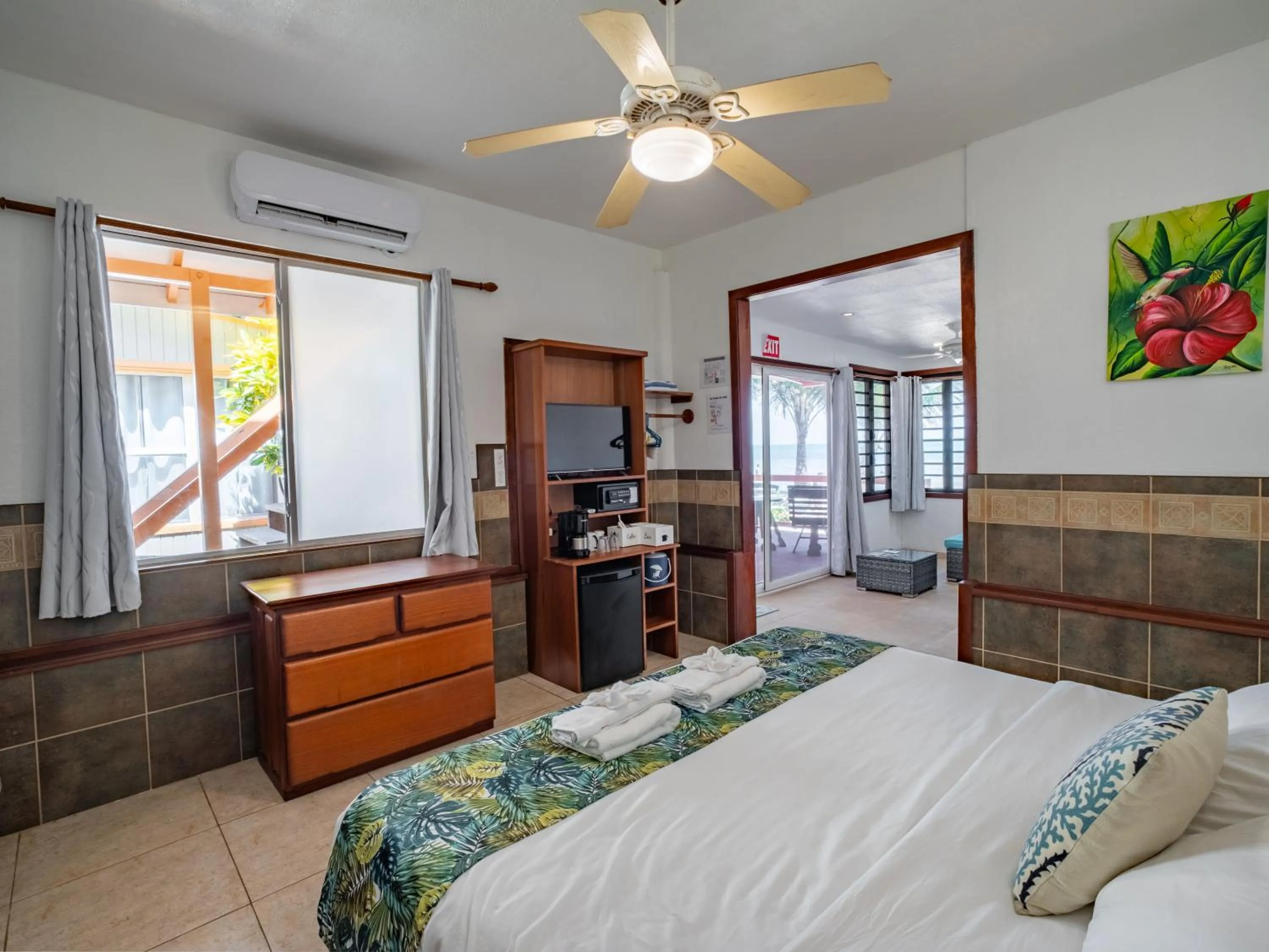 Bed in Maya Beach Hotel