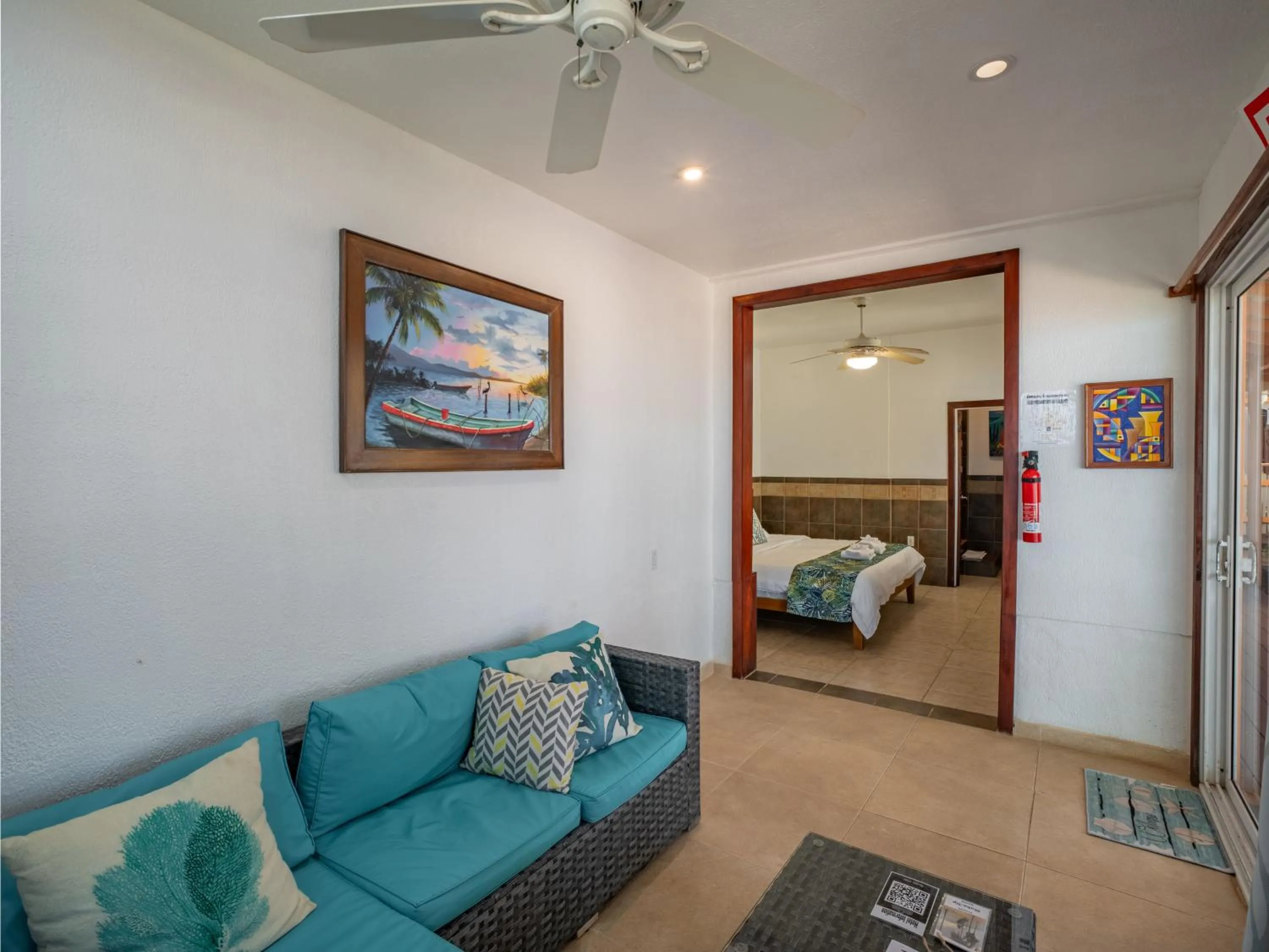 Living room in Maya Beach Hotel