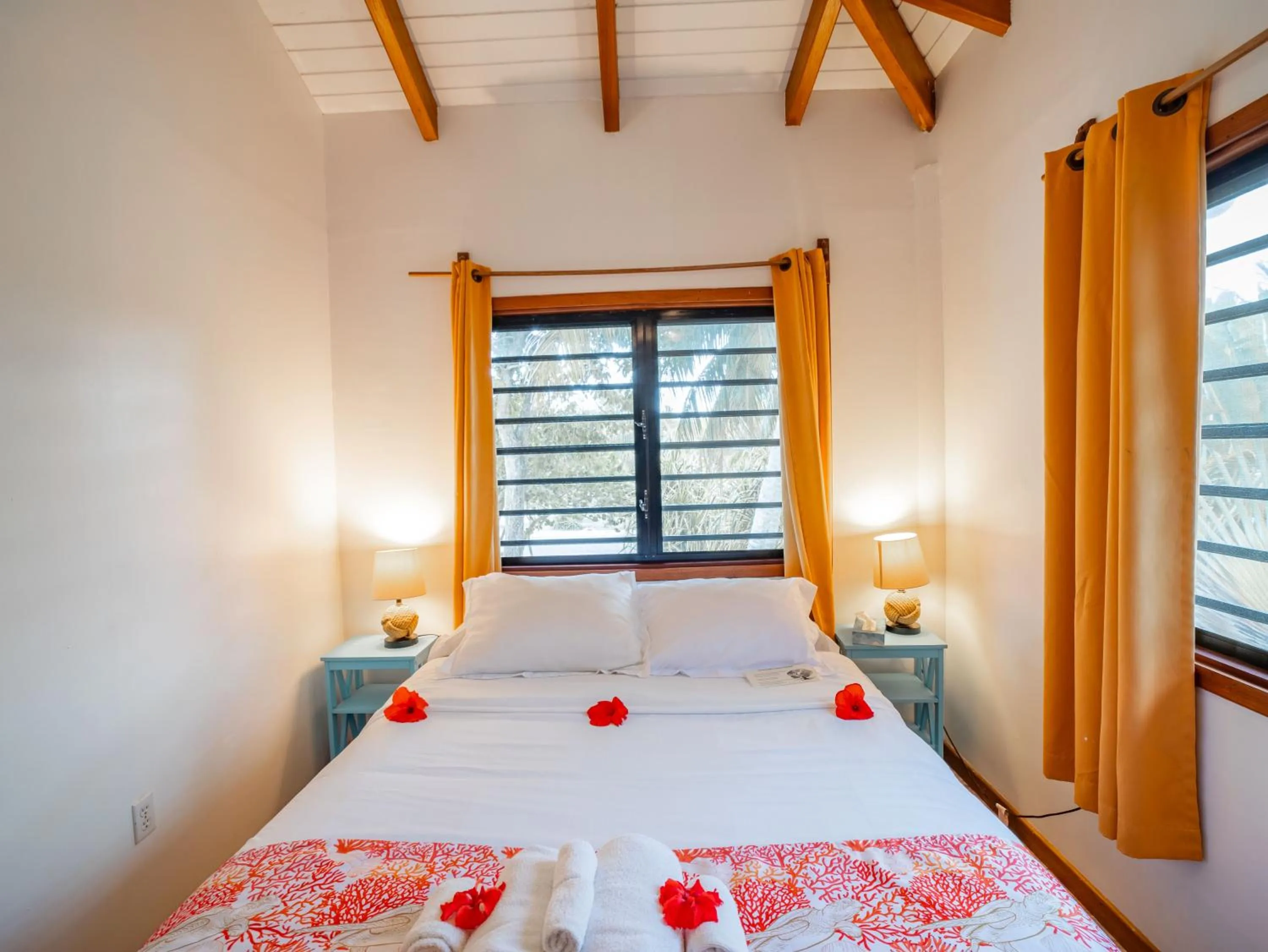 Bed in Maya Beach Hotel