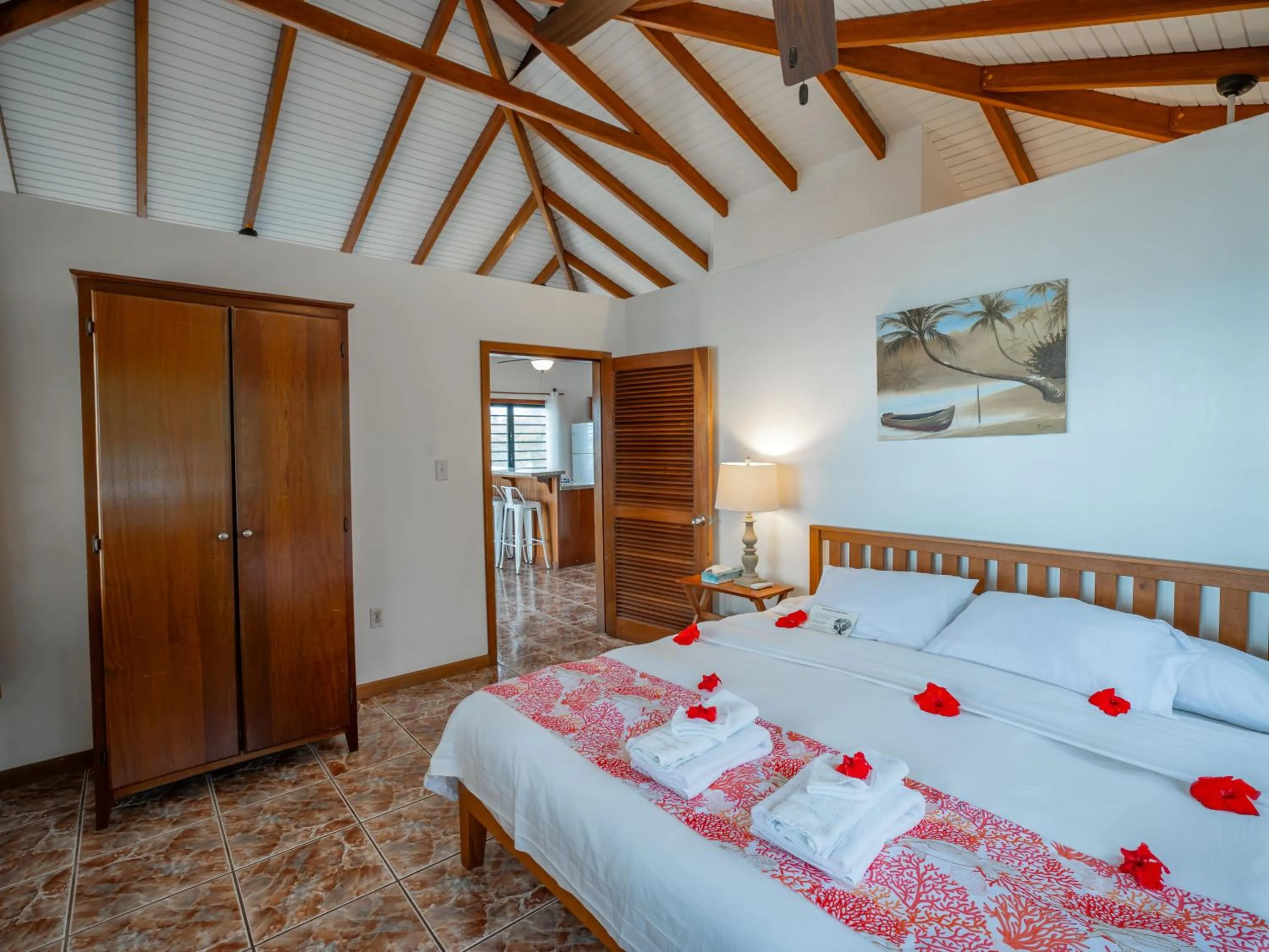 Bed in Maya Beach Hotel