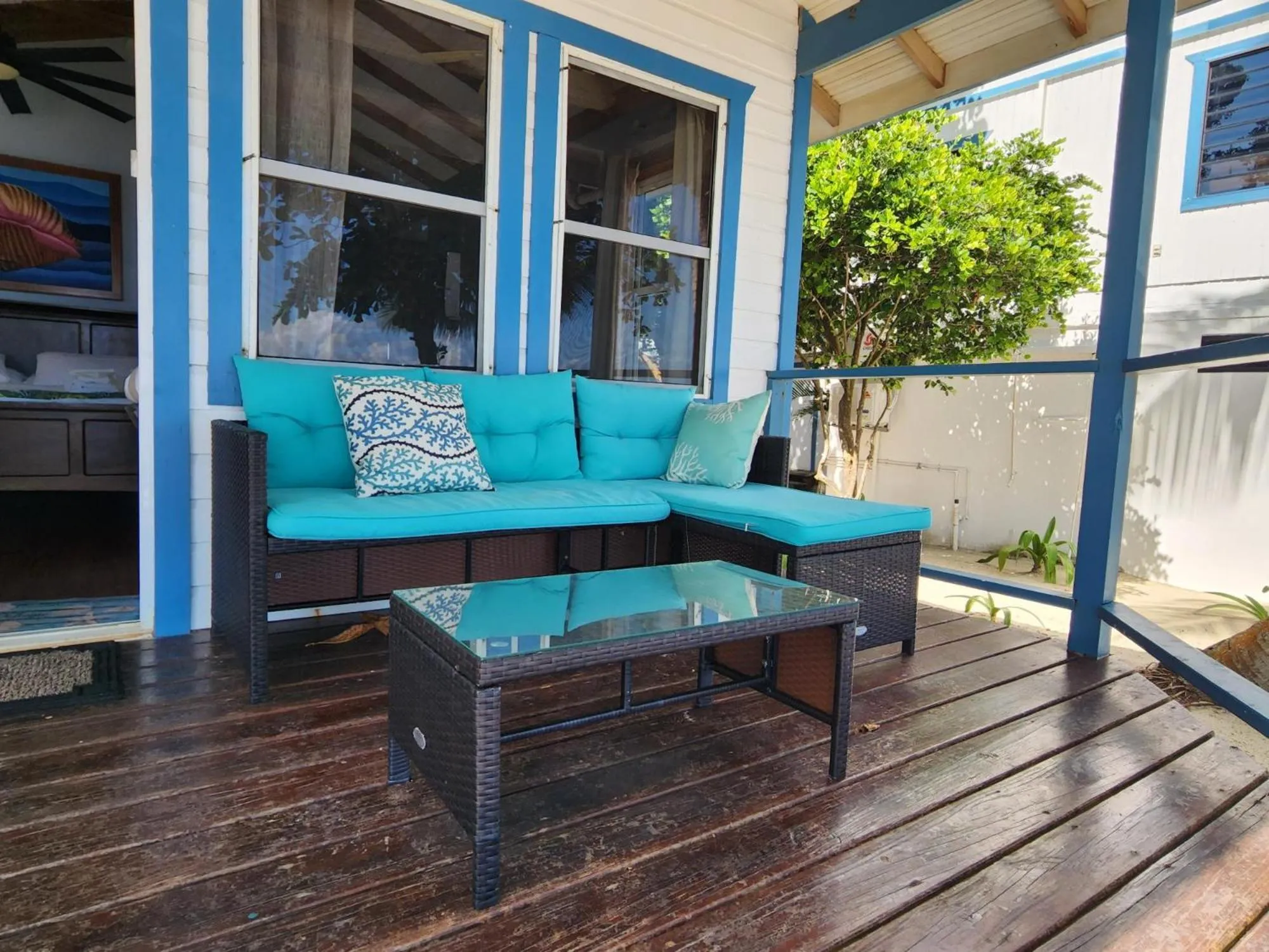 Patio in Maya Beach Hotel