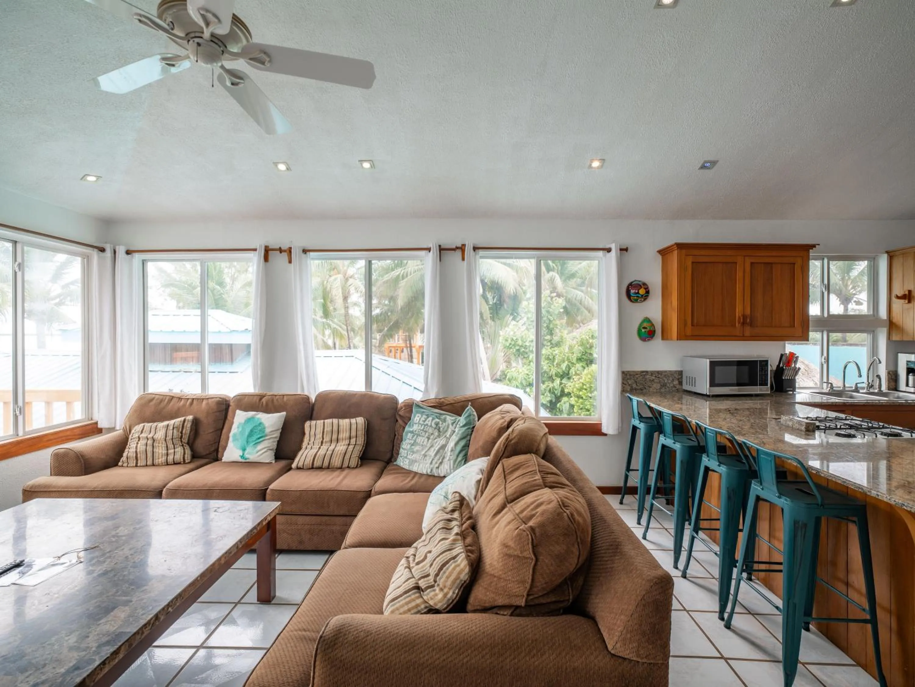 Living room in Maya Beach Hotel