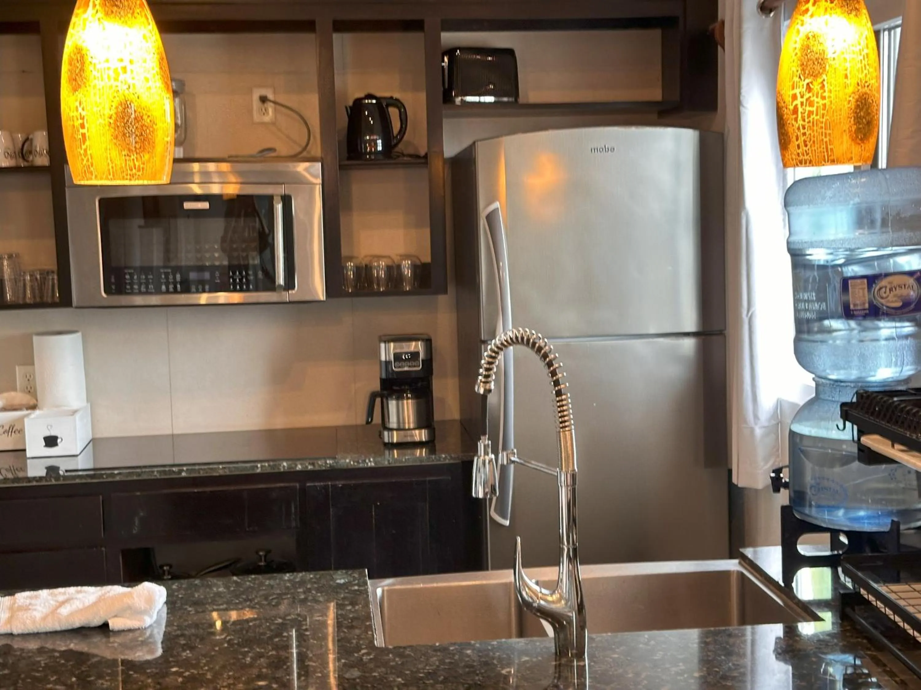 Kitchen or kitchenette in Maya Beach Hotel