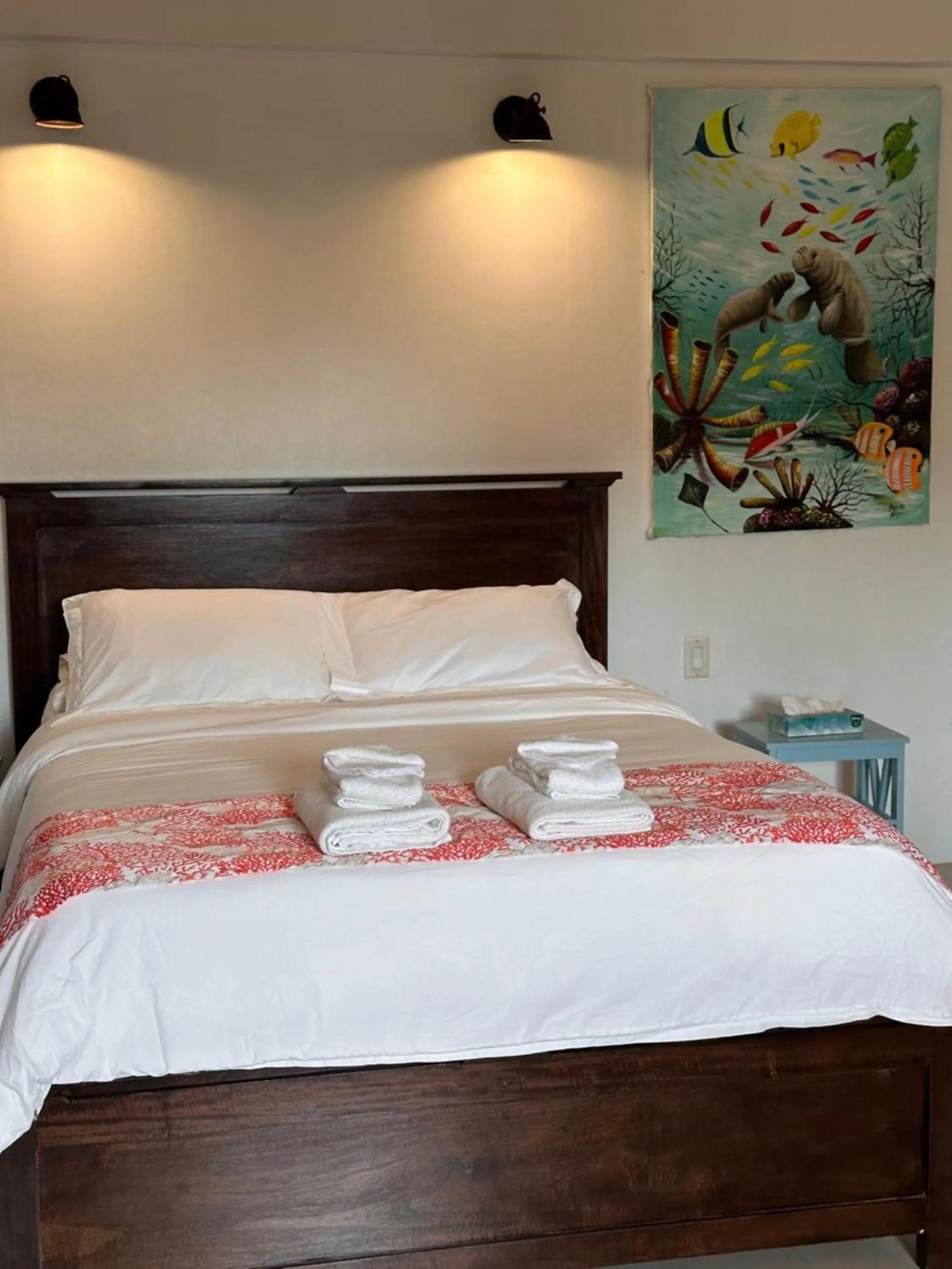 Bed in Maya Beach Hotel