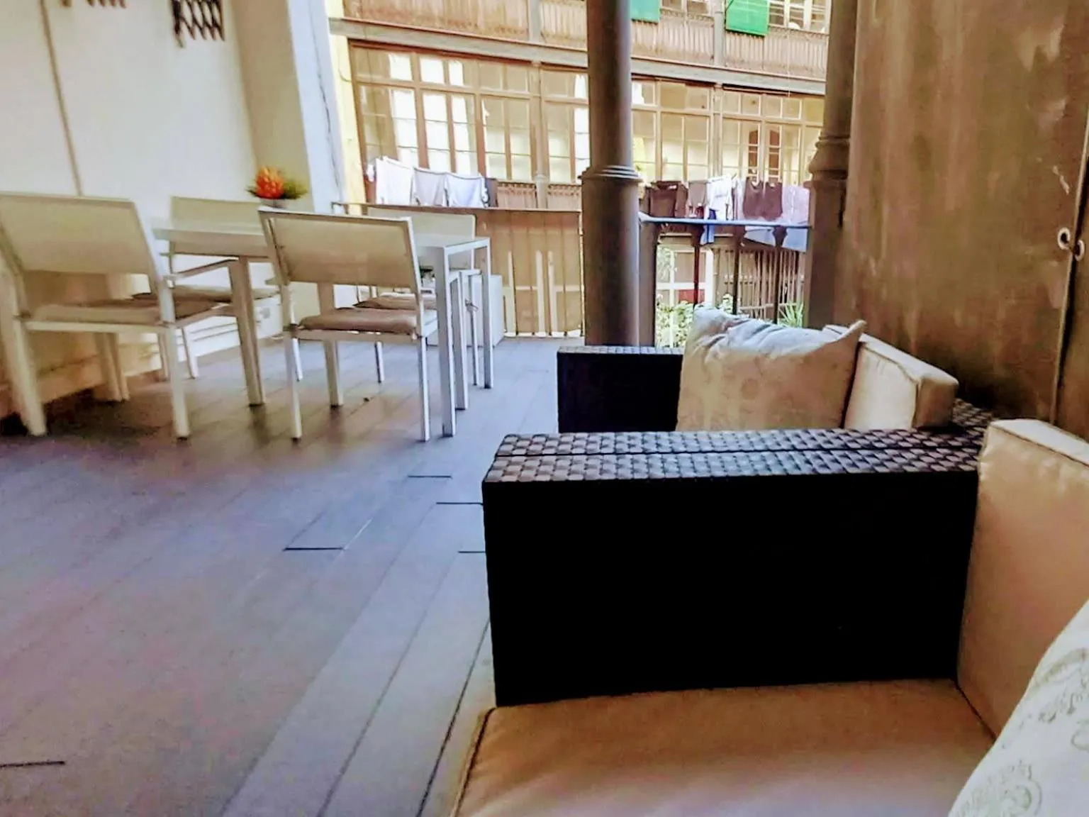 Great location with private terrace