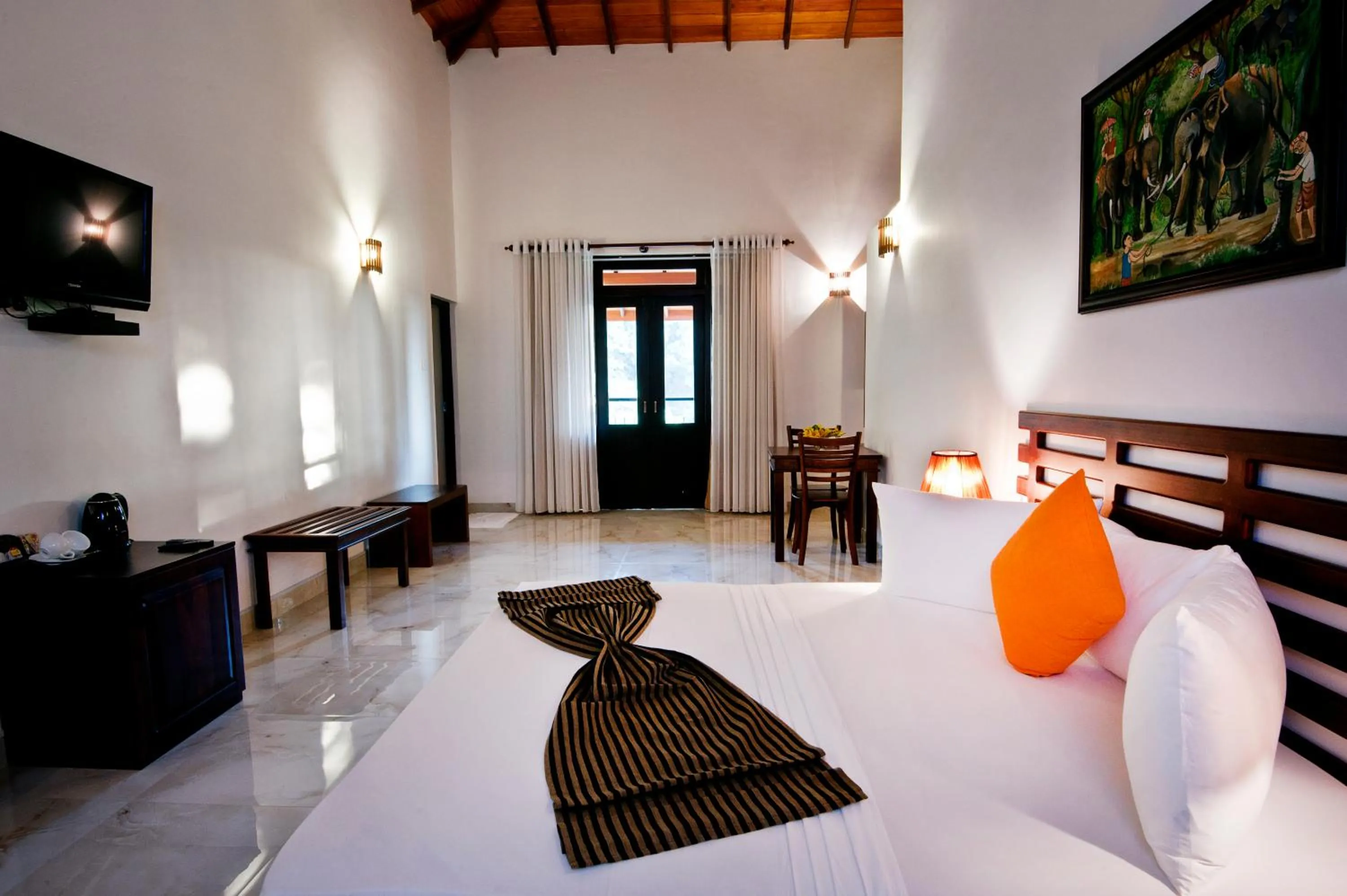 Bedroom, Bed in Melheim Kandy Villas