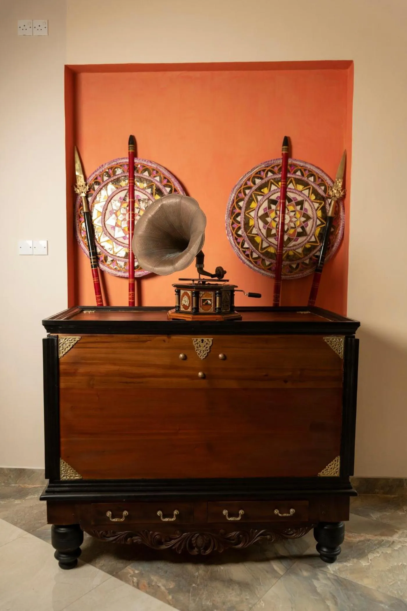 Decorative detail in Melheim Kandy Villas