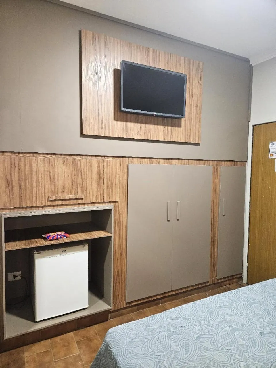 Bed in Hotel Pouso Novo