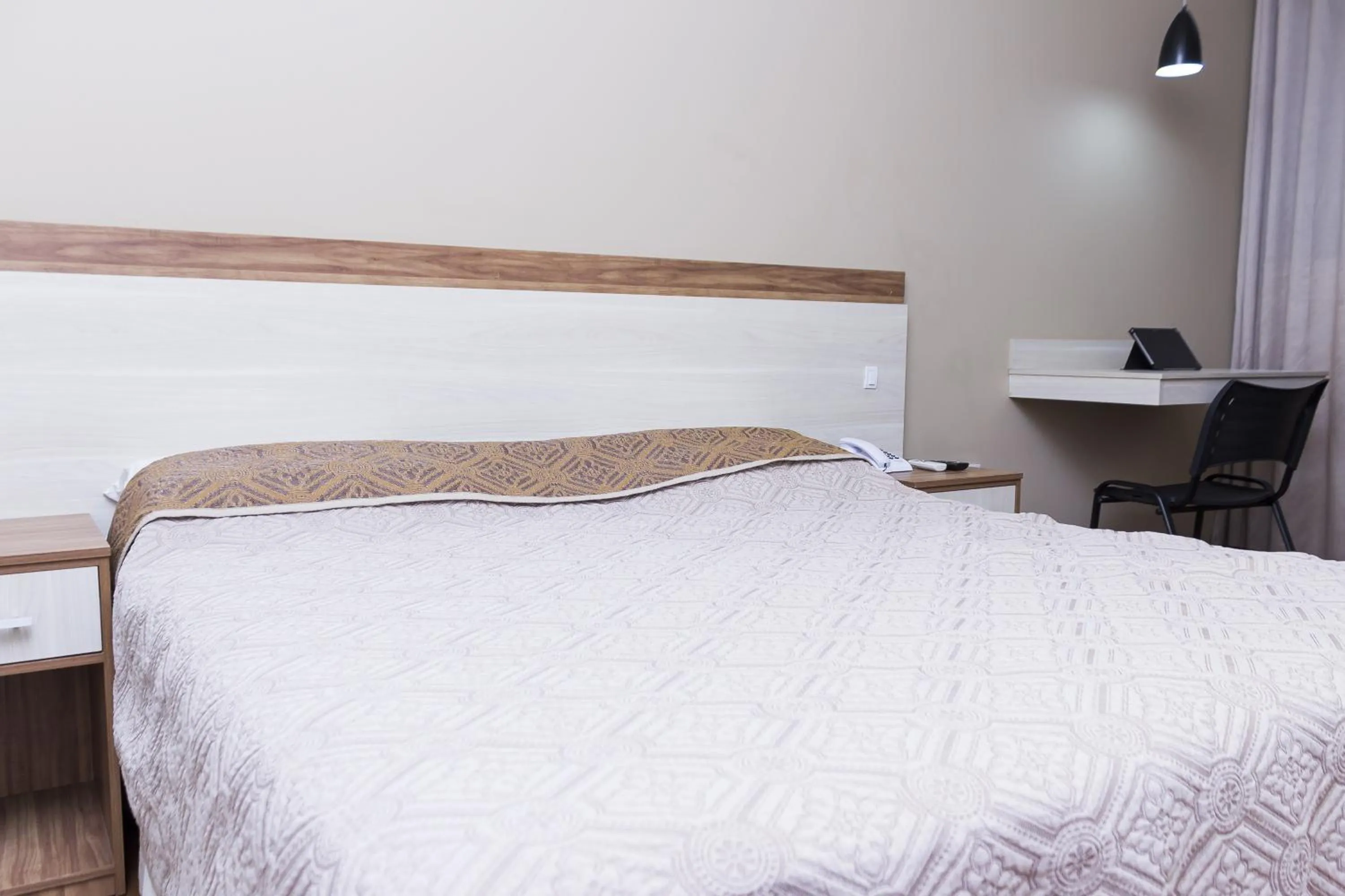 Bed in Hotel Pouso Novo