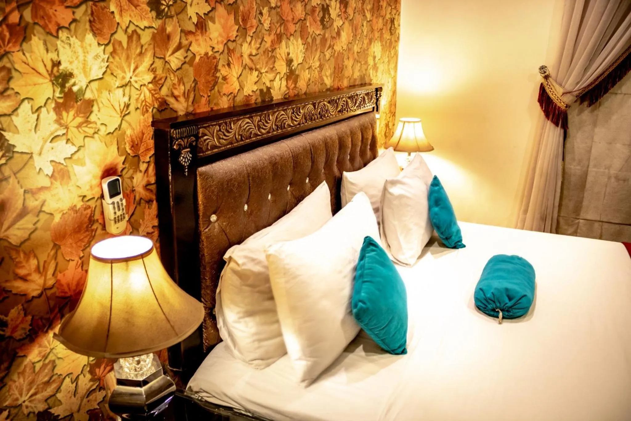 Bed in Rose Palace Hotel, Garden Town