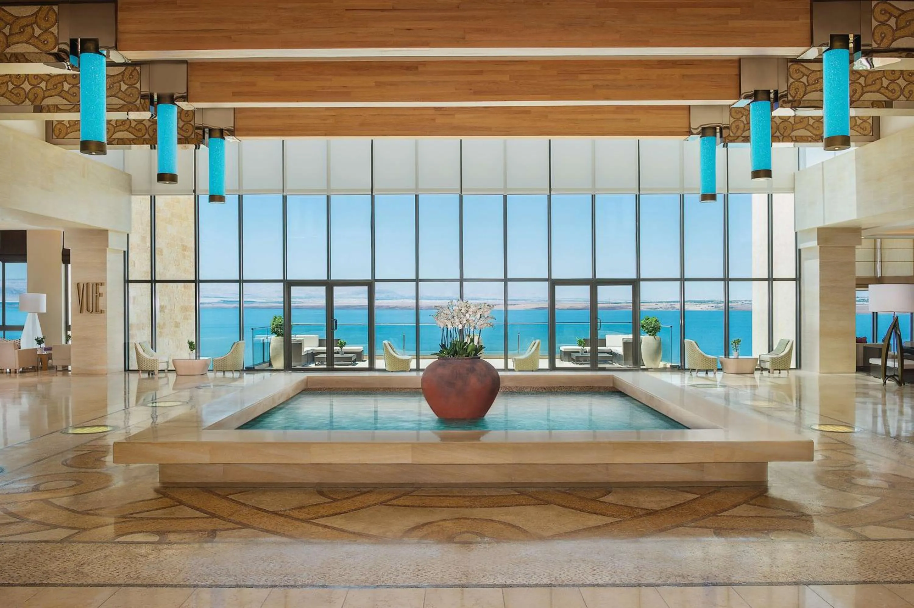 Lobby or reception in Hilton Dead Sea Resort & Spa