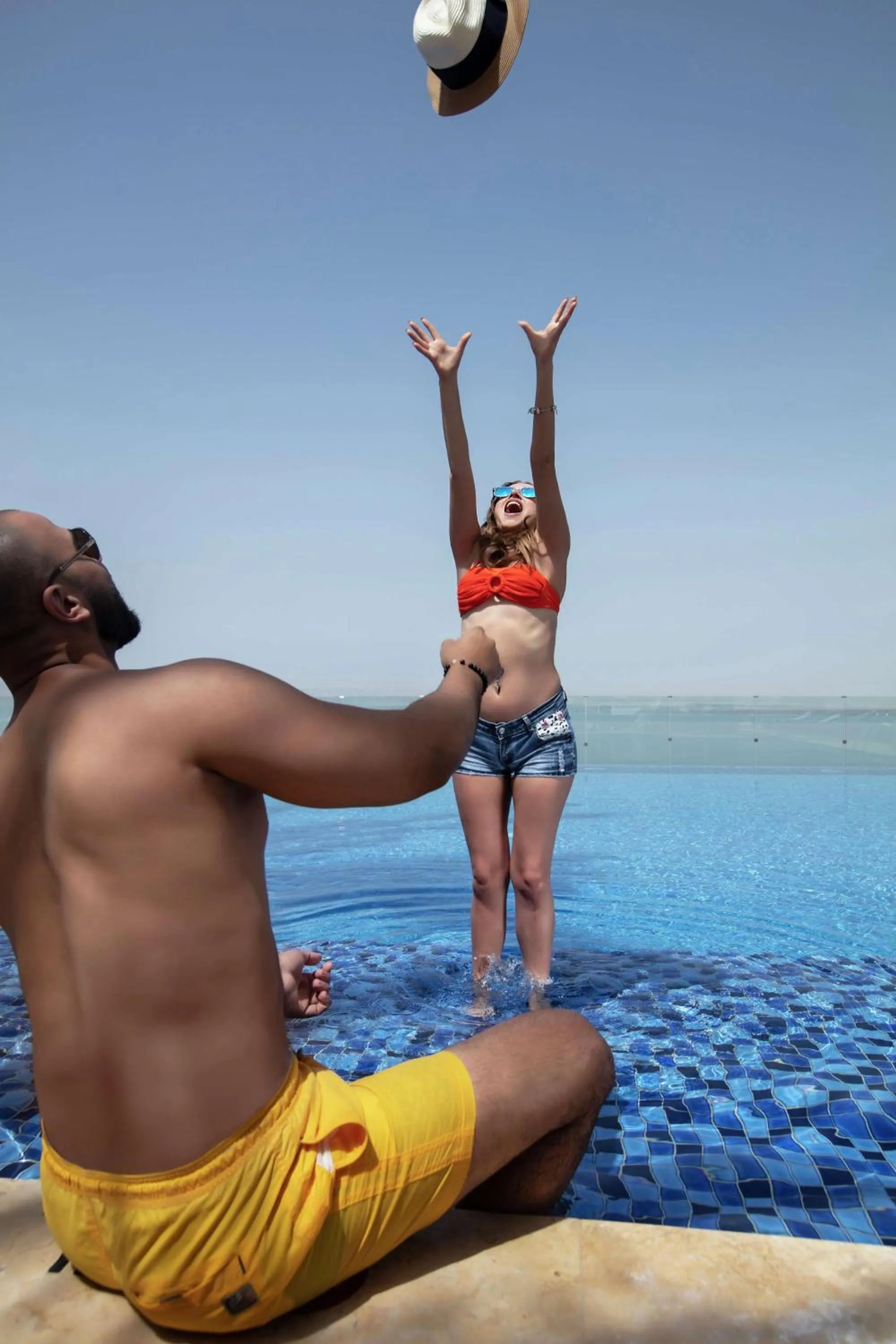 Pool view in Hilton Dead Sea Resort & Spa