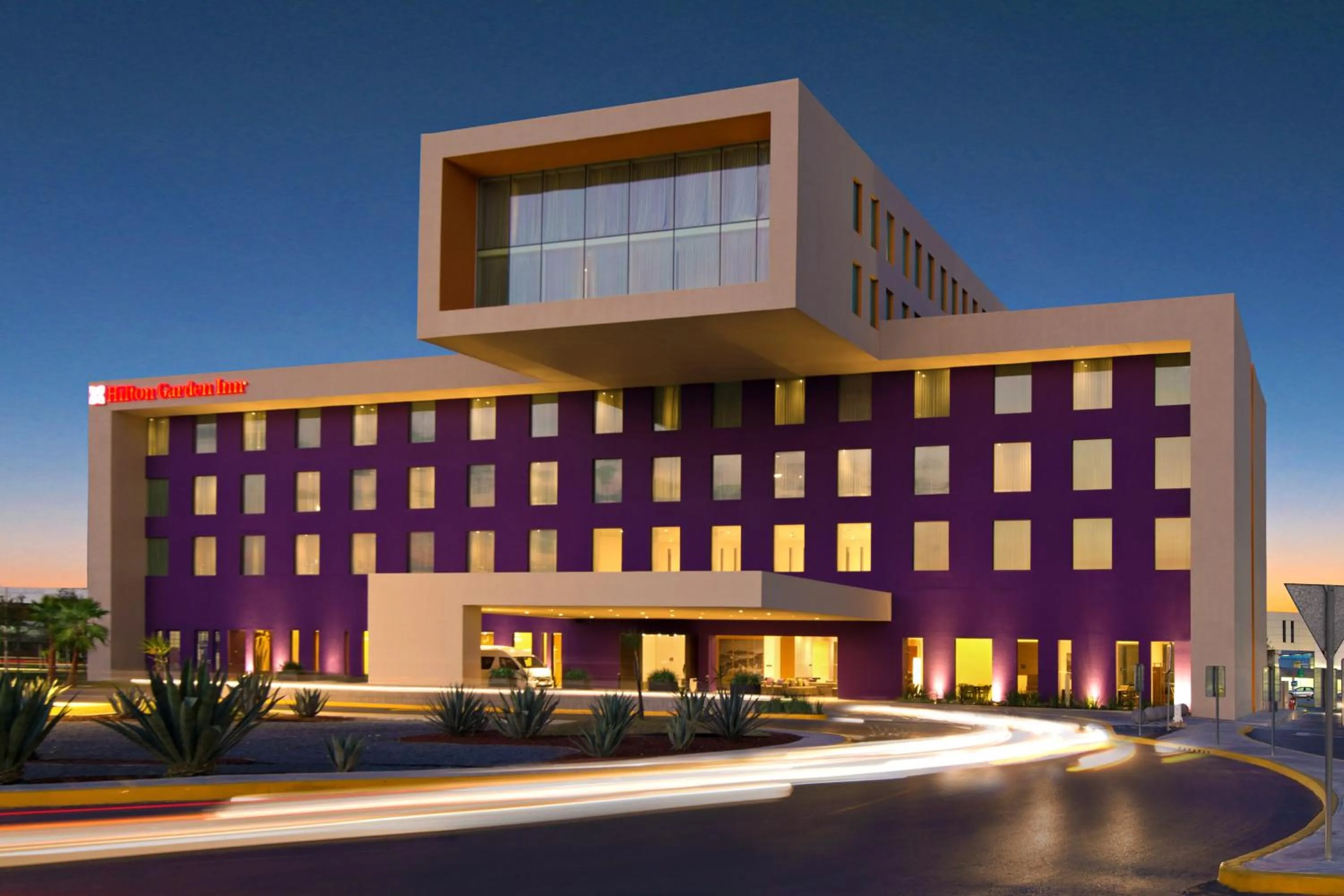 Facade/entrance in Hilton Garden Inn Monterrey Airport