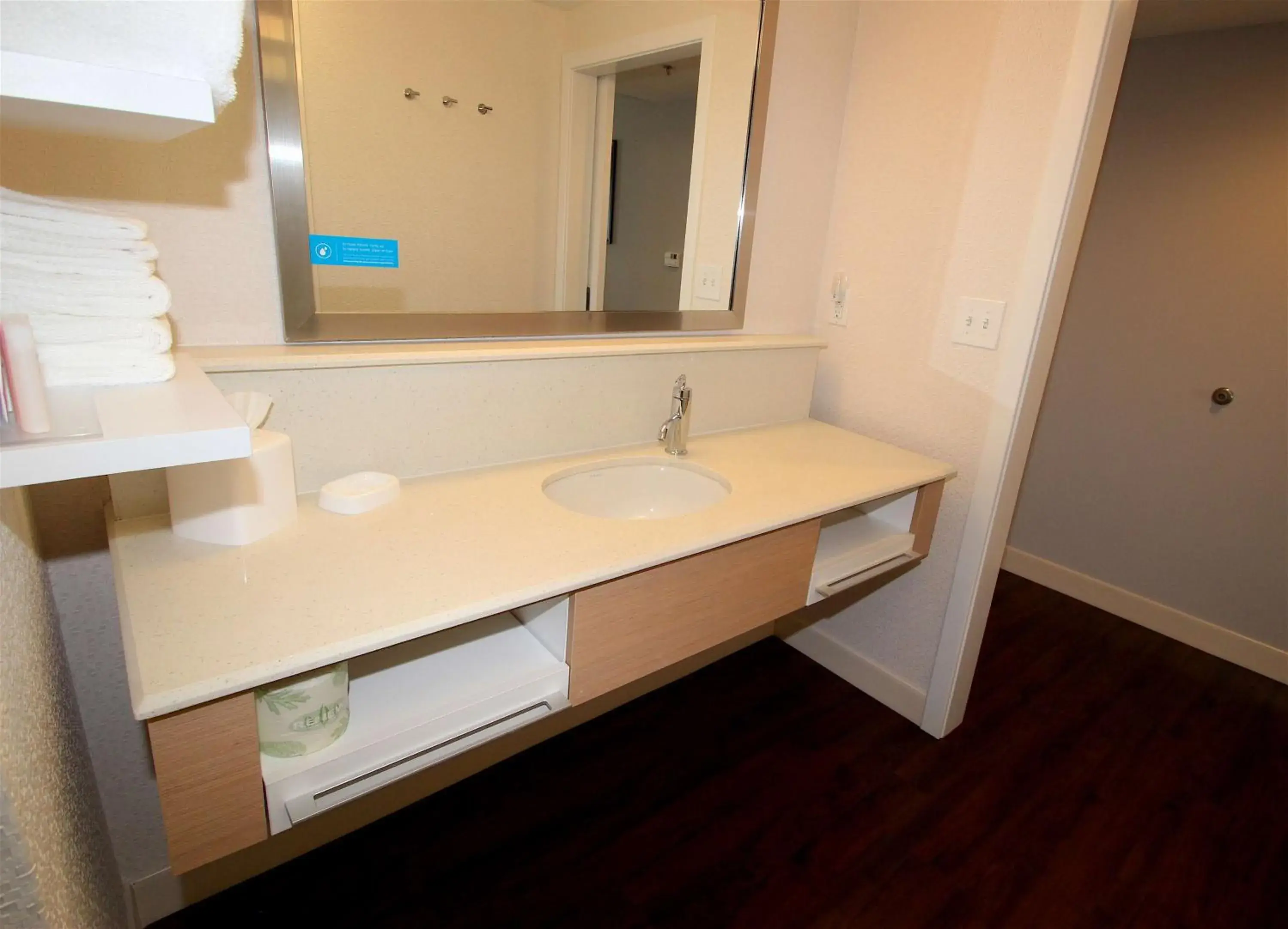 Bathroom in Hampton Inn- Suffolk Bathroom in Hampton Inn- Suffolk