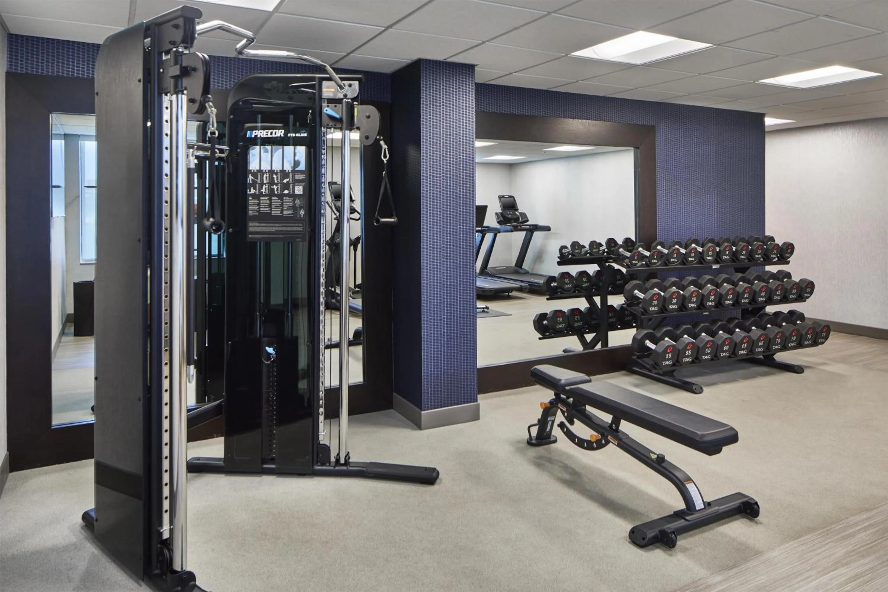 Fitness centre/facilities in Homewood Suites Savannah Historic District/Riverfront