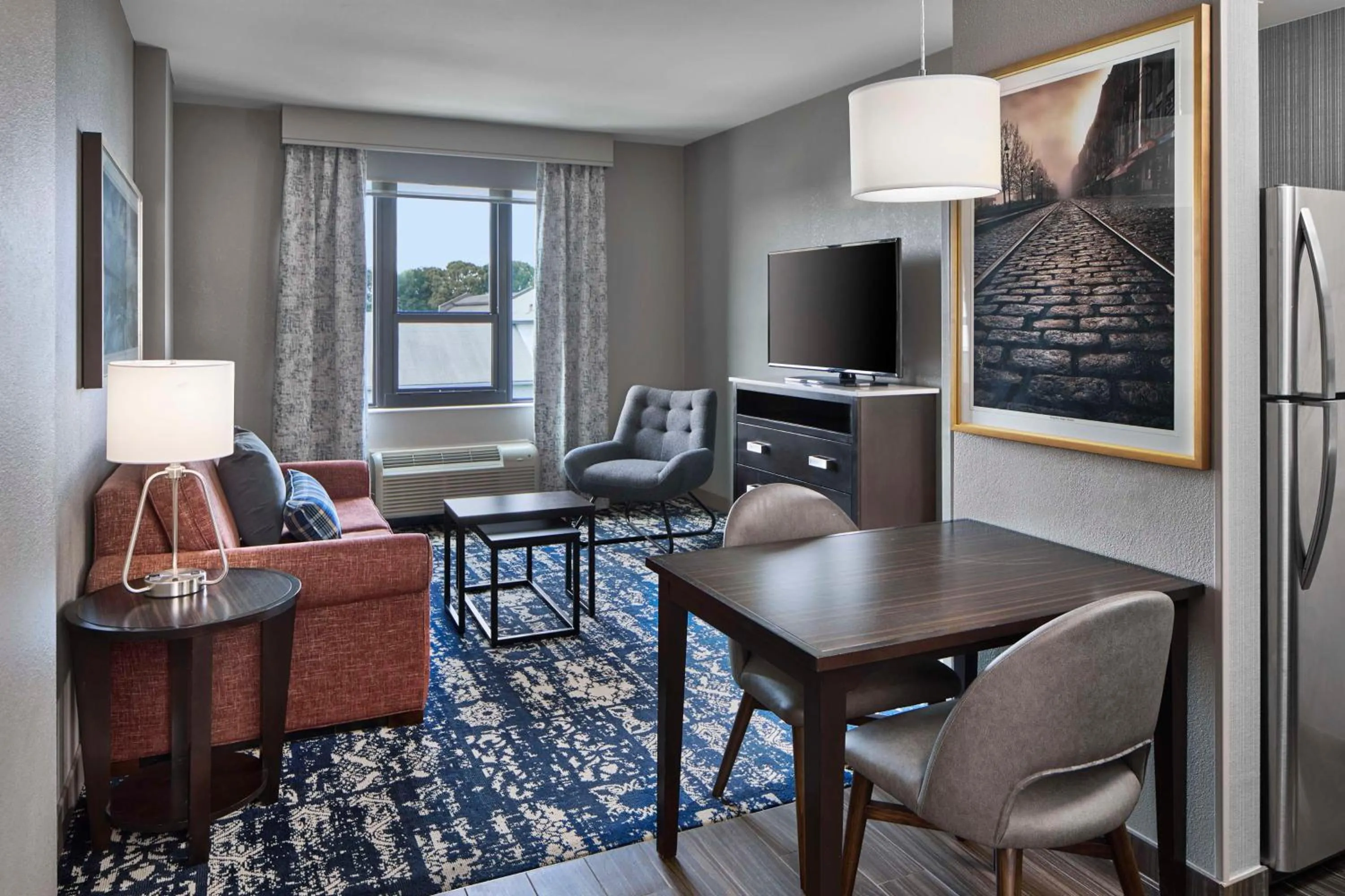 Living room in Homewood Suites Savannah Historic District/Riverfront