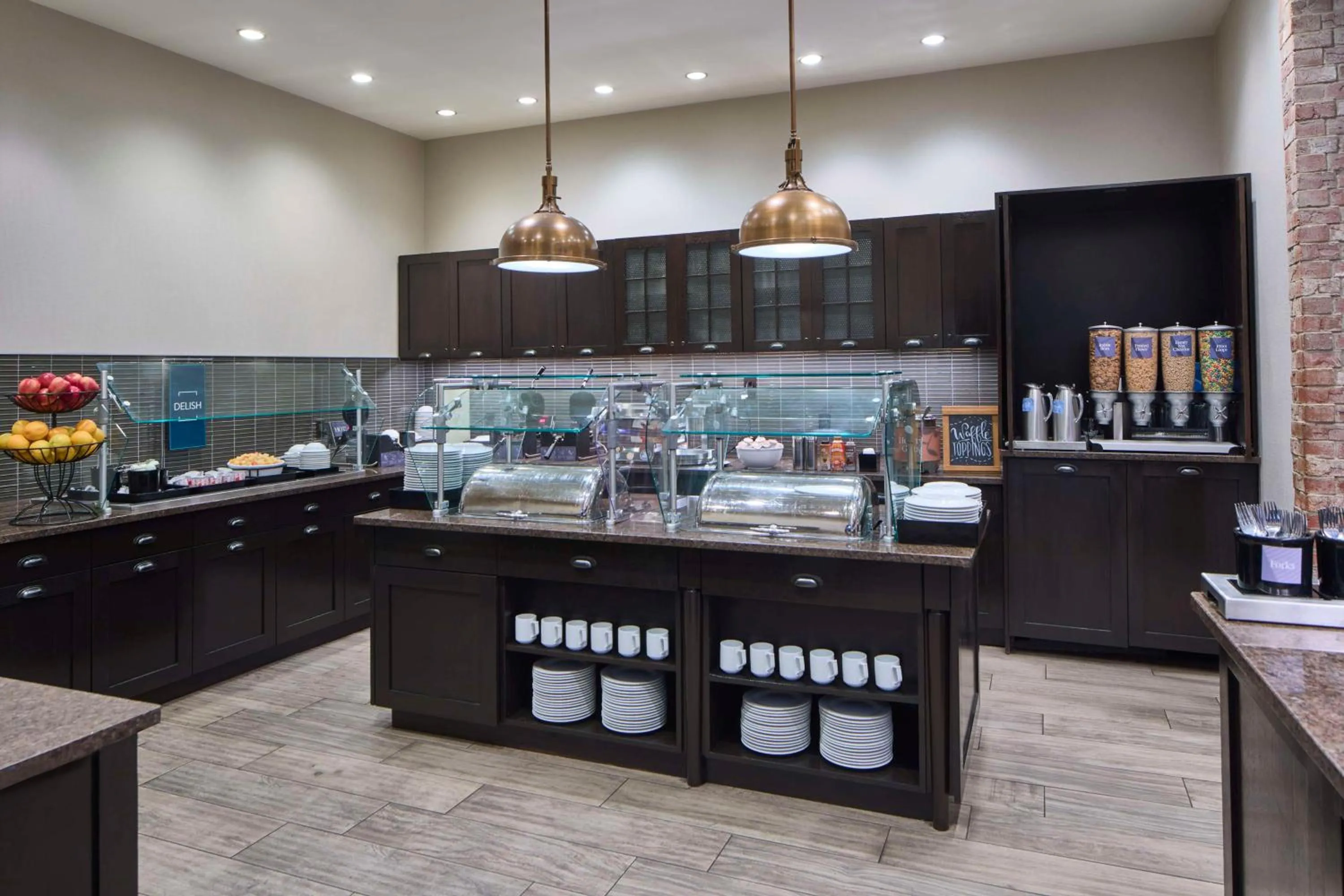 Breakfast in Homewood Suites Savannah Historic District/Riverfront