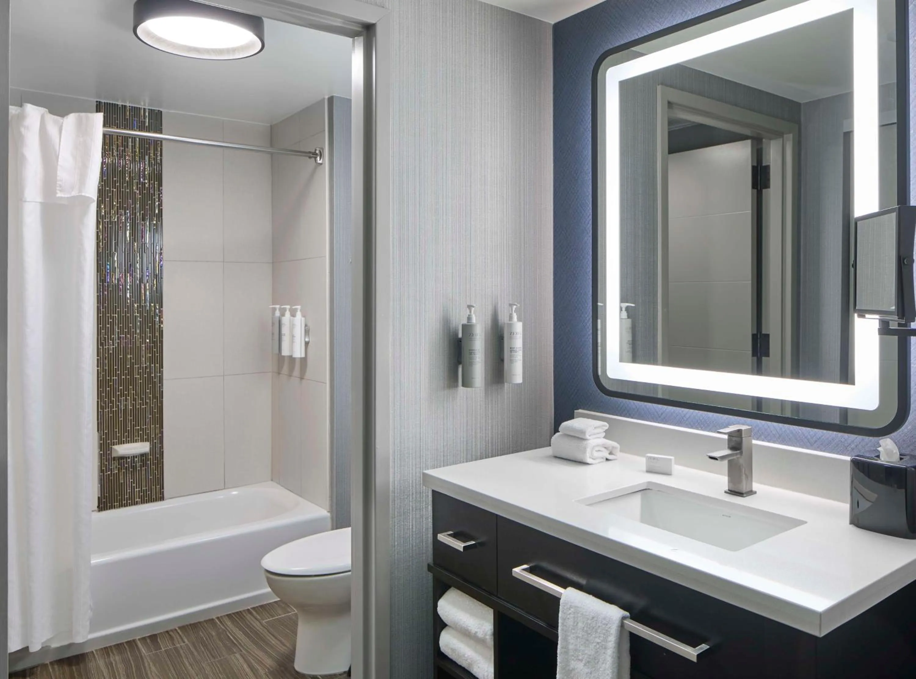 Bathroom in Homewood Suites Savannah Historic District/Riverfront