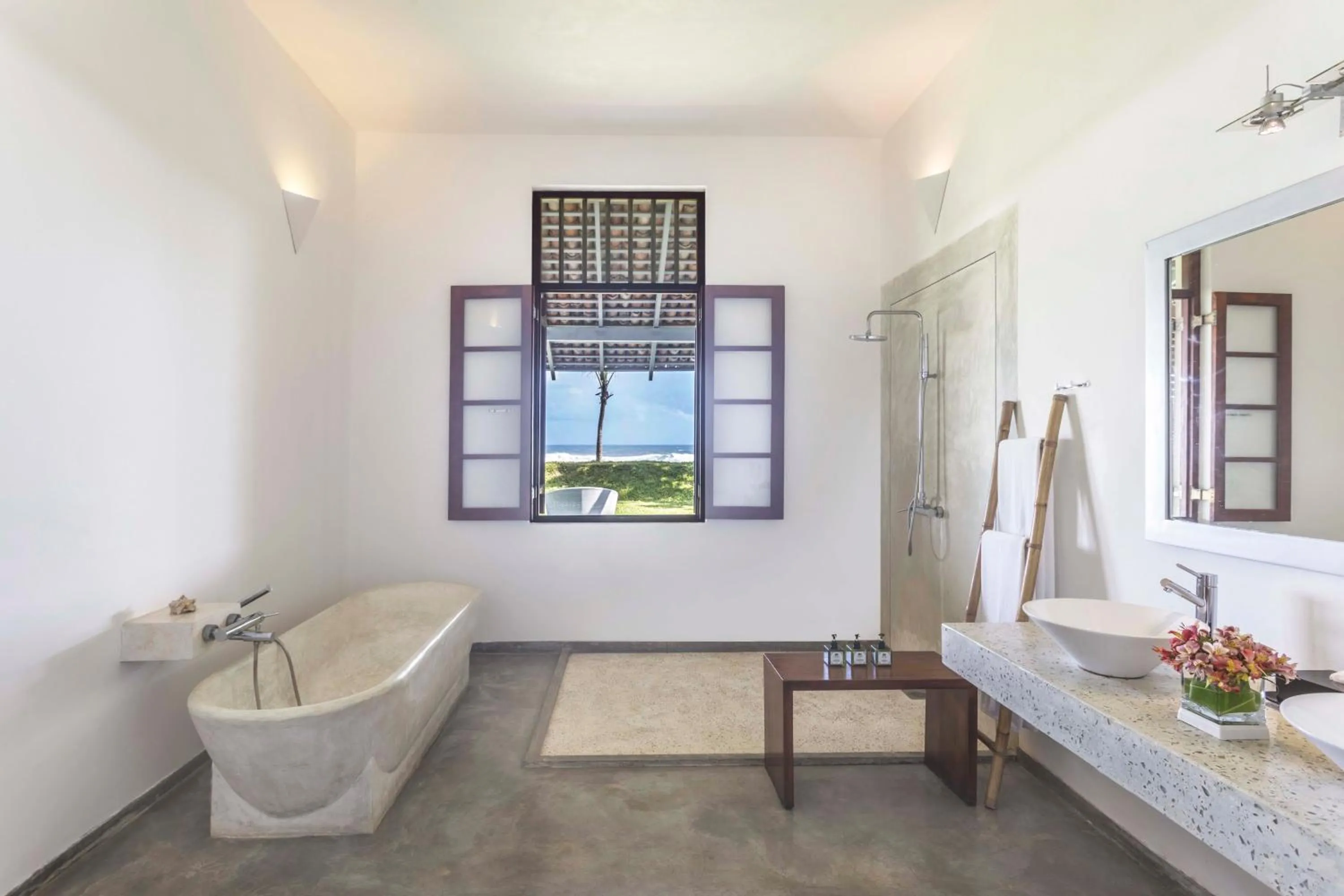 Shower in The Frangipani Tree by Edwards Collection - Thalpe