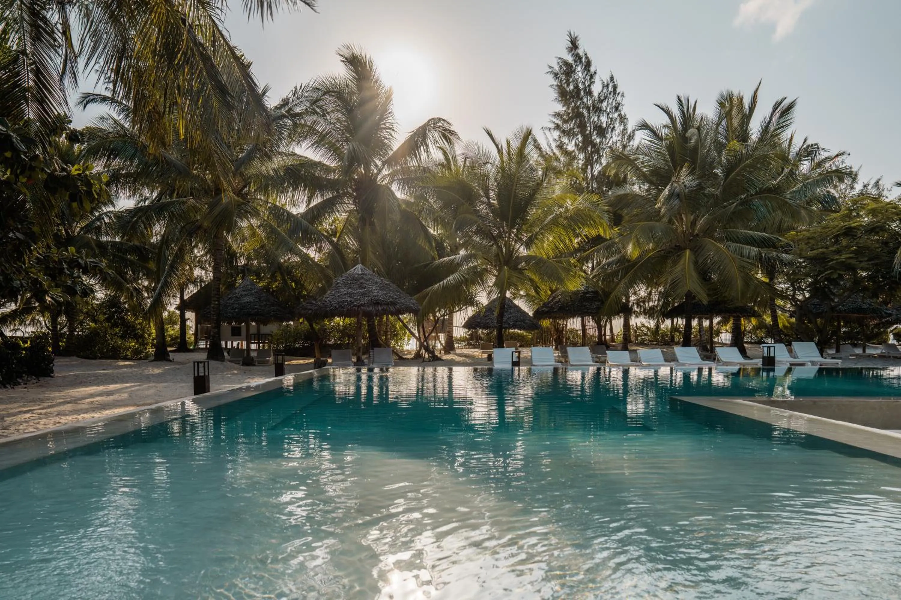 Swimming pool in Mwezi Boutique Resort