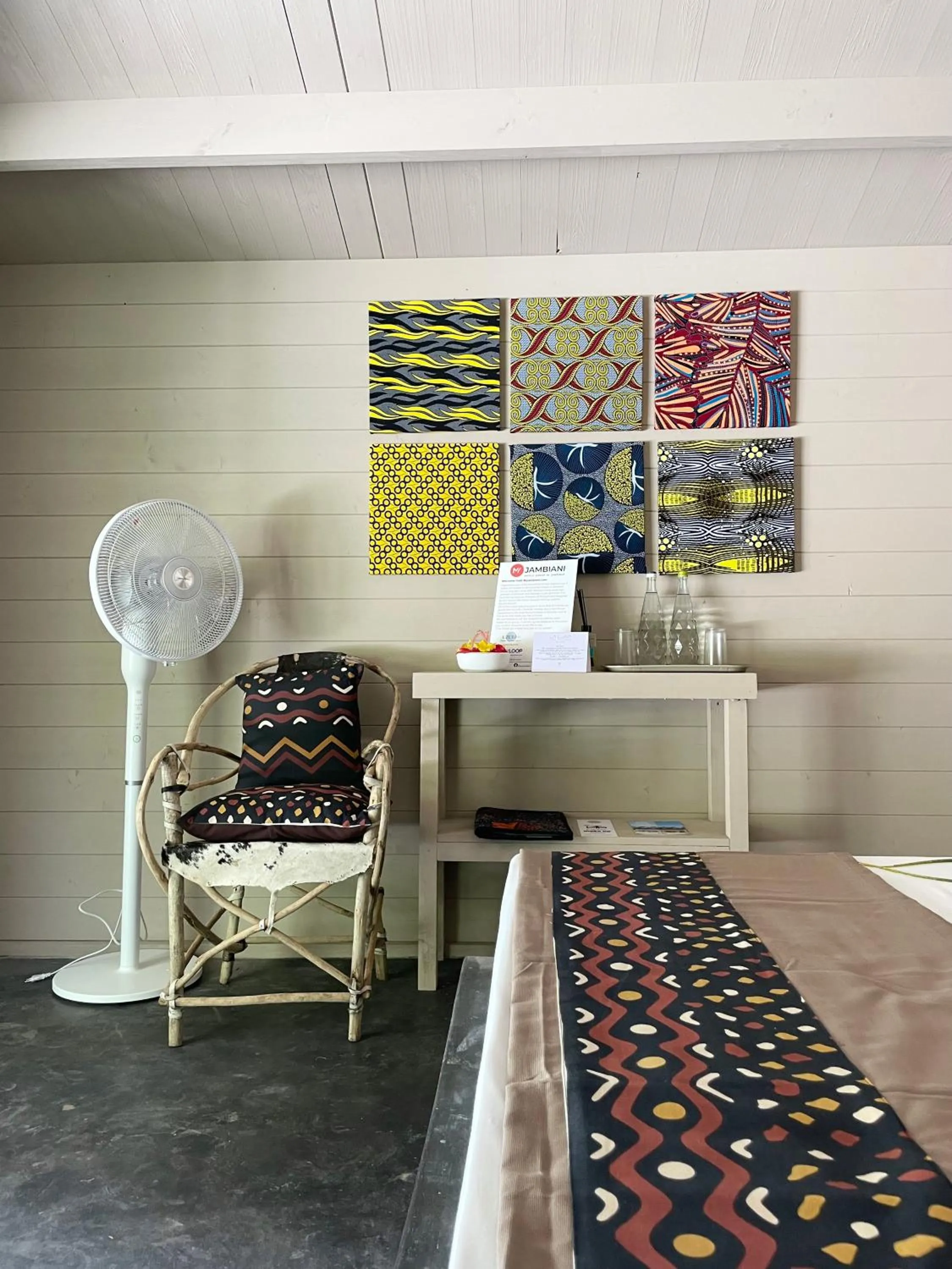 Decorative detail in Mwezi Boutique Resort