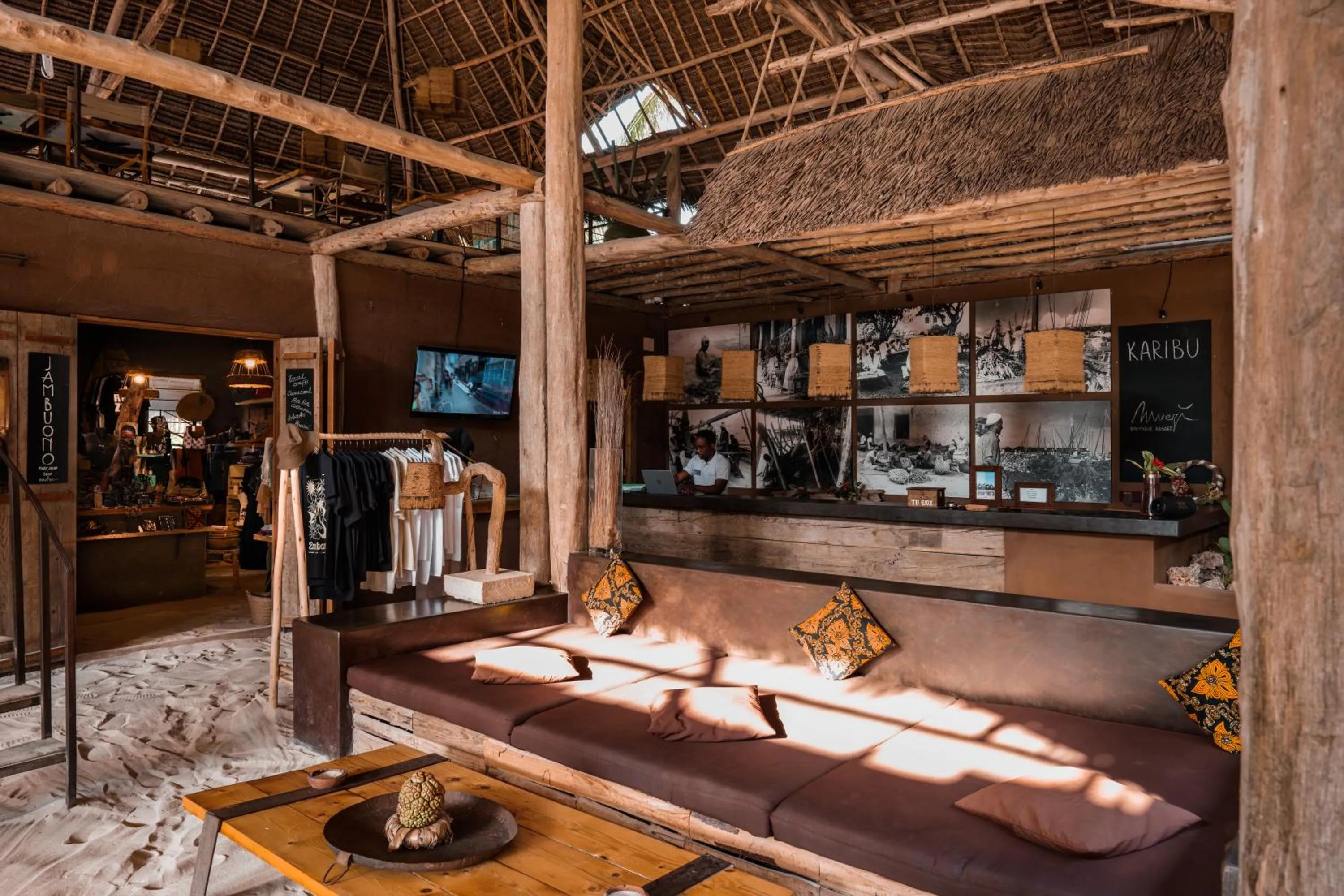 Lobby or reception in Mwezi Boutique Resort