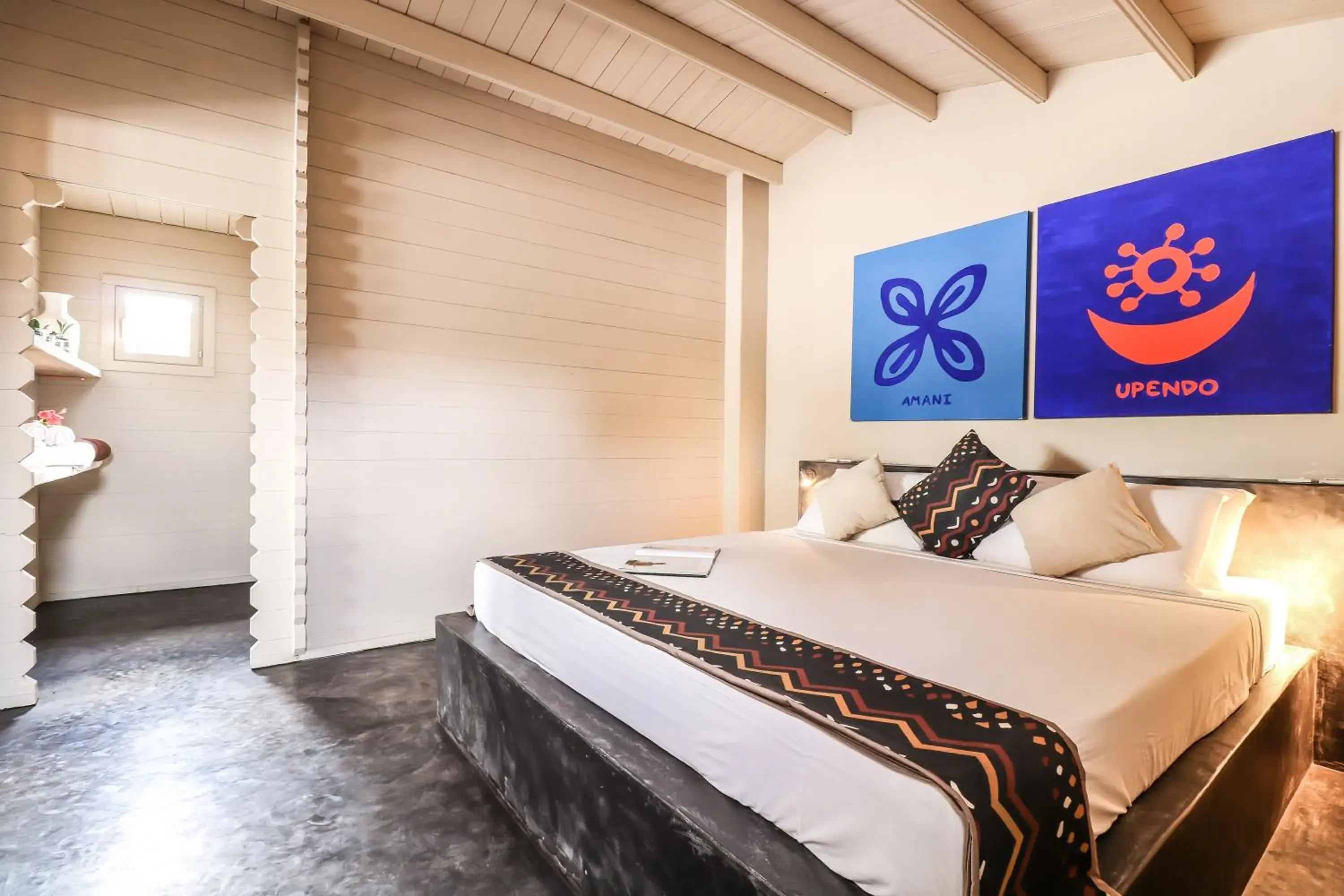 Bed in Mwezi Boutique Resort Bed in Mwezi Boutique Resort