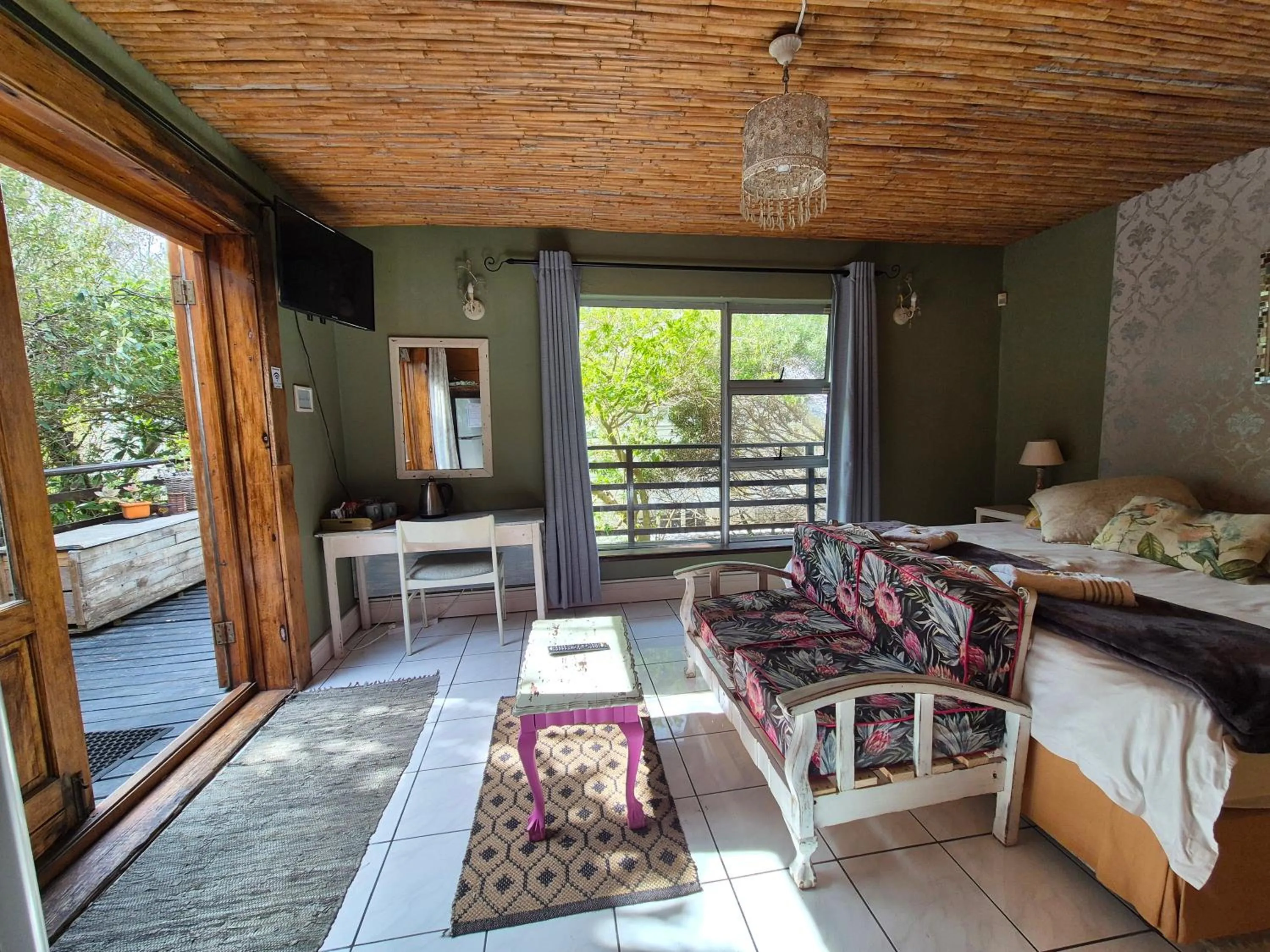 Seating area in Bluebottle Guesthouse