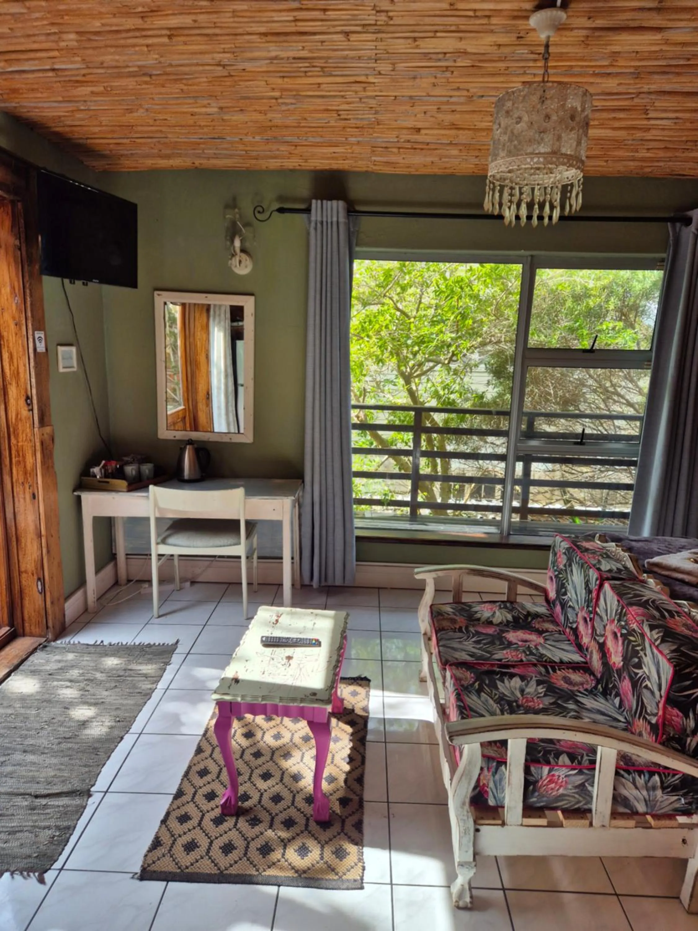 Seating area in Bluebottle Guesthouse