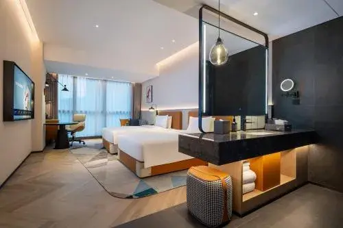 Executive Room with Two Twin Beds in Novotel Nanjing South Railway Station Executive Room with Two Twin Beds in Novotel Nanjing South Railway Station