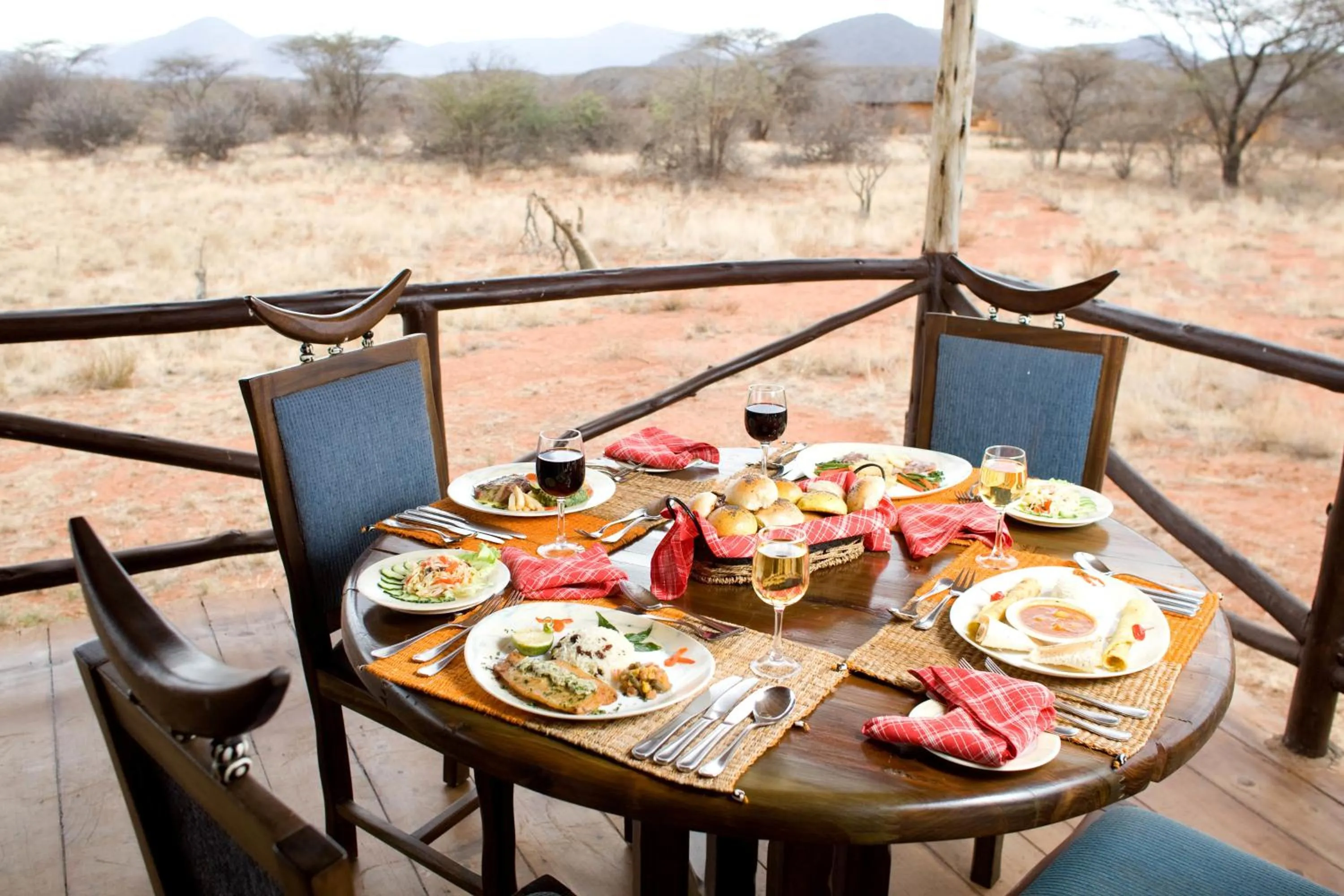 Food close-up in Samburu Sopa Lodge