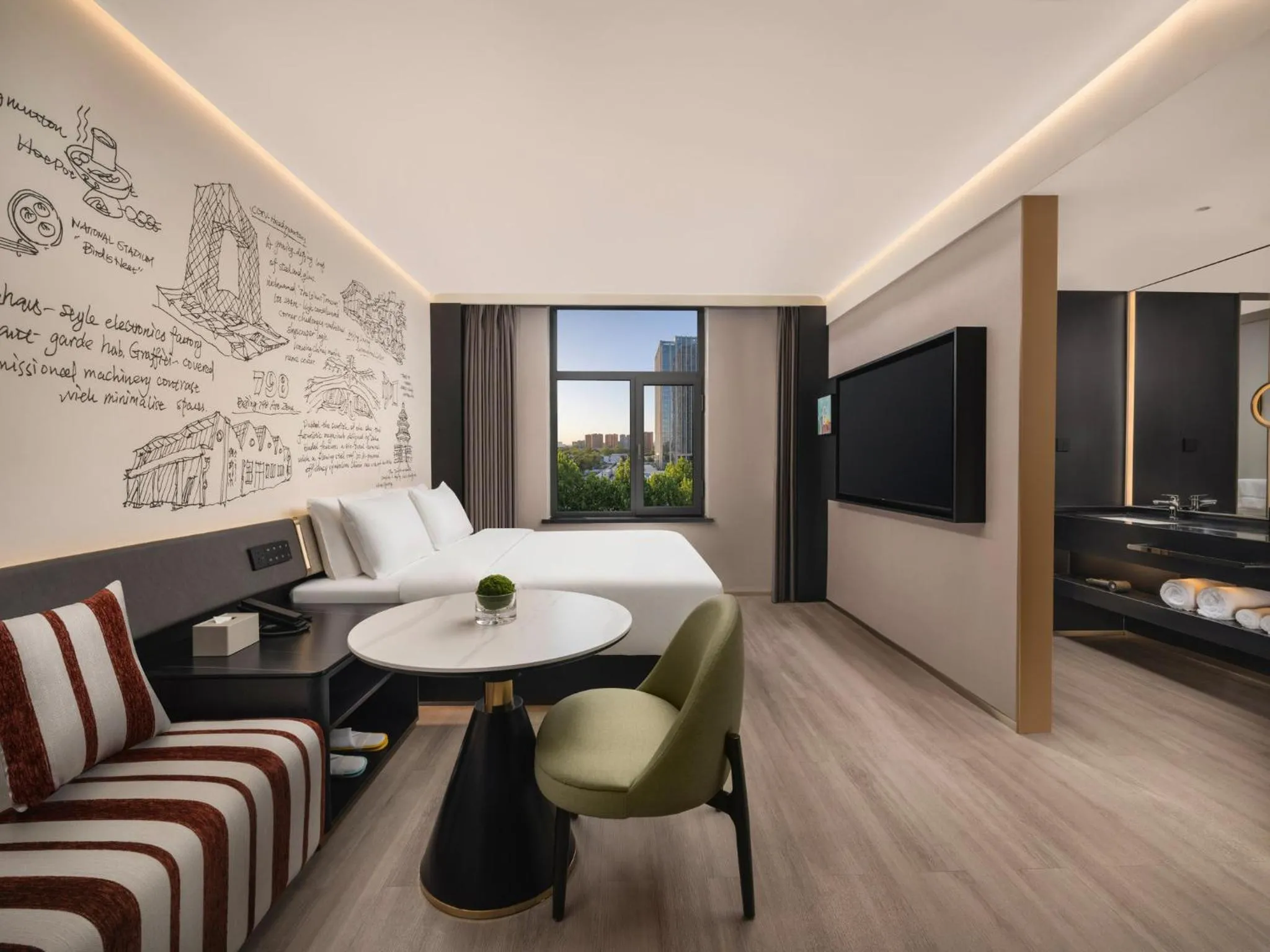 Photo of the whole room in Garner Hotel Beijing 798 Art District by IHG